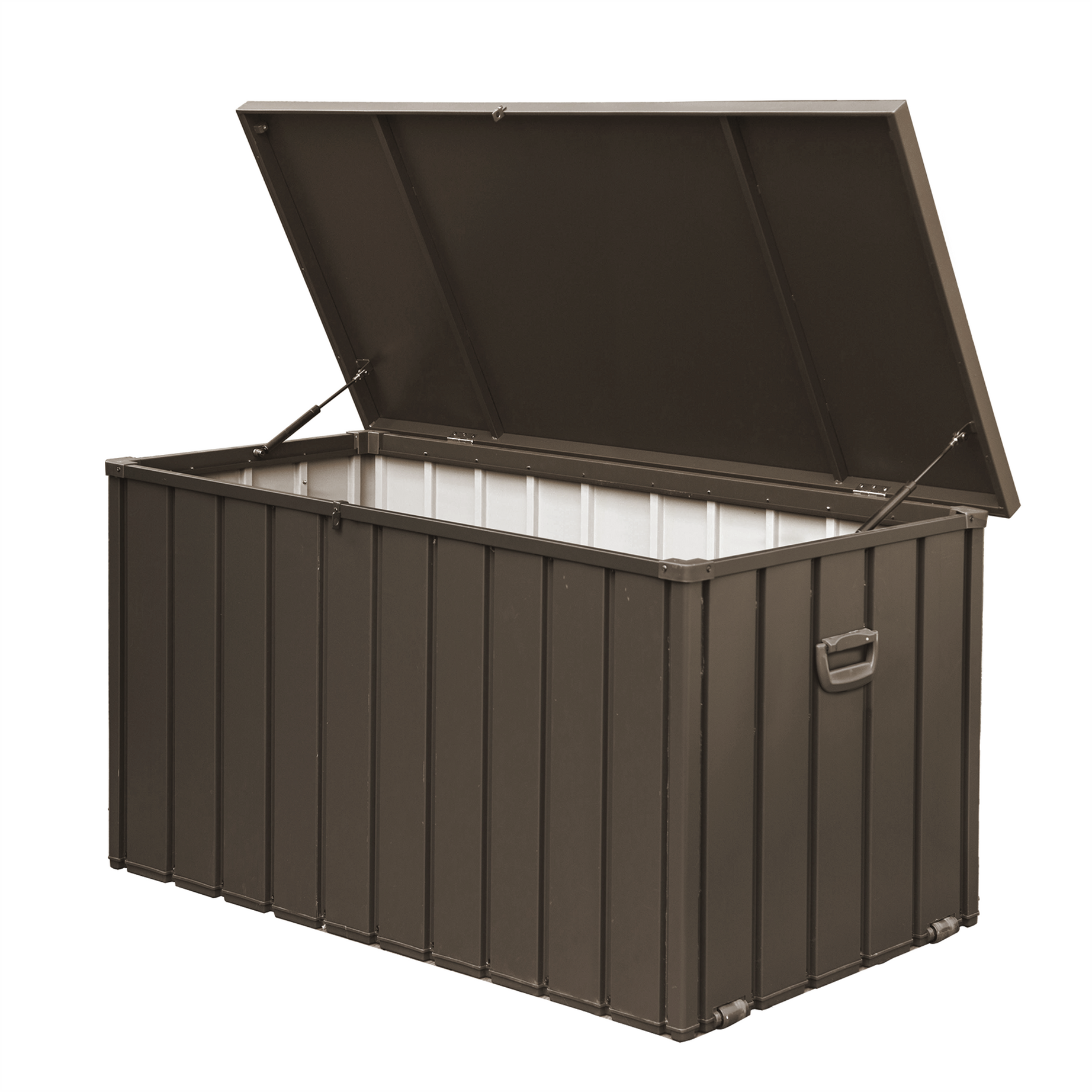 200 Gallon Outdoor Storage Deck Box Waterproof, Large Patio Storage Bin for Outside Cushions, Throw Pillows, Garden Tools, Lockable (Dark Brown)--1