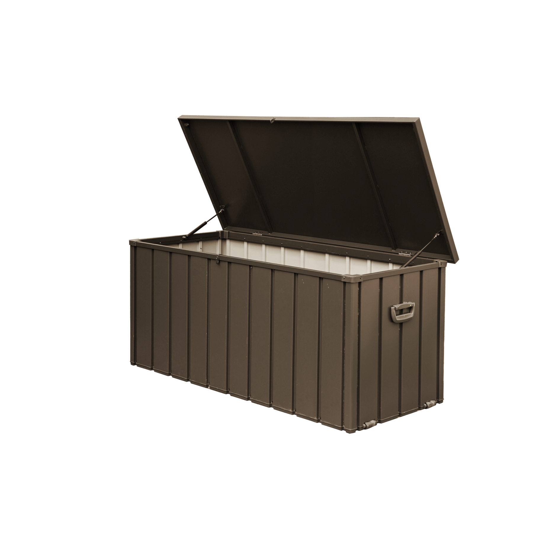 160 Gallon Outdoor Storage Deck Box Waterproof, Large Patio Storage Bin for Outside Cushions, Throw Pillows, Garden Tools, Lockable (Dark Brown)--1