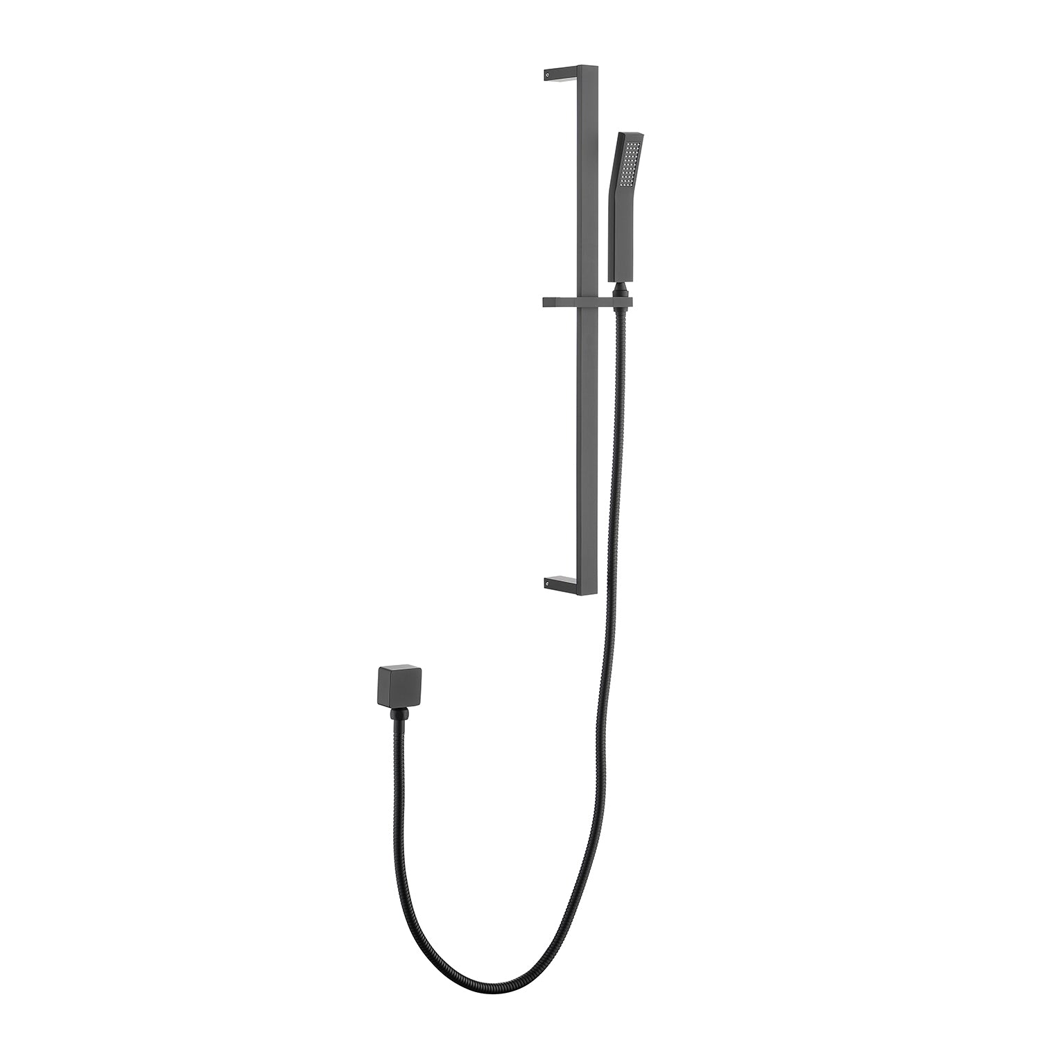 Handheld Shower with 28-Inch Slide Bar and 59-Inch Hose--1