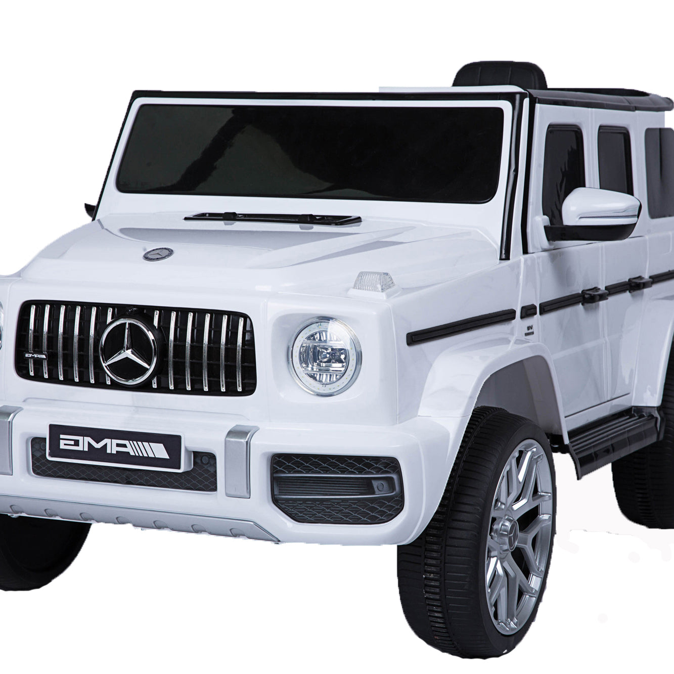 licensed Mercedes-Benz G63 Kids Ride On Car,kids Electric Car with Remote Control 12V licensed children car Motorized Vehicles for Girls,Boys,gift , Music, Horn, Spring Suspension, Safety Lock--1