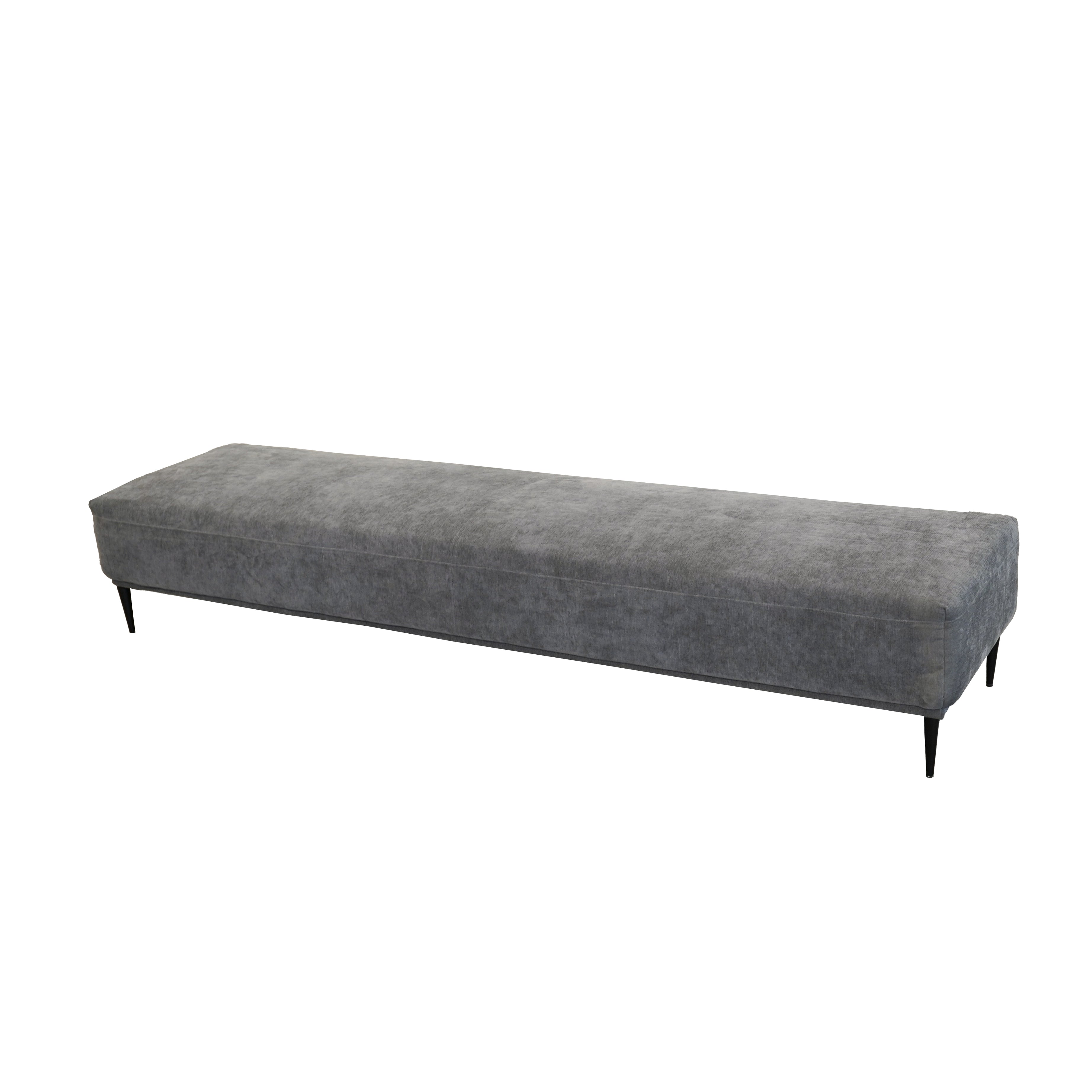 Santa Monica Grey Ottoman--1