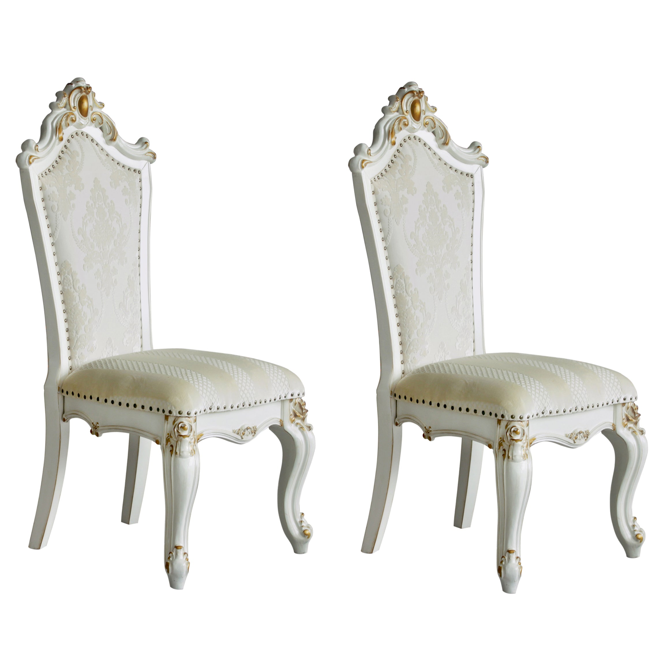 Butterscotch and Antique Pearl Side Chairs ( Set of 2)--1