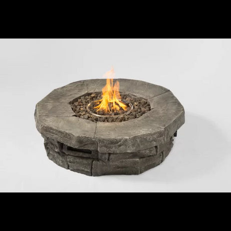 12" H x 37" W Outdoor Fire Pit Table--1