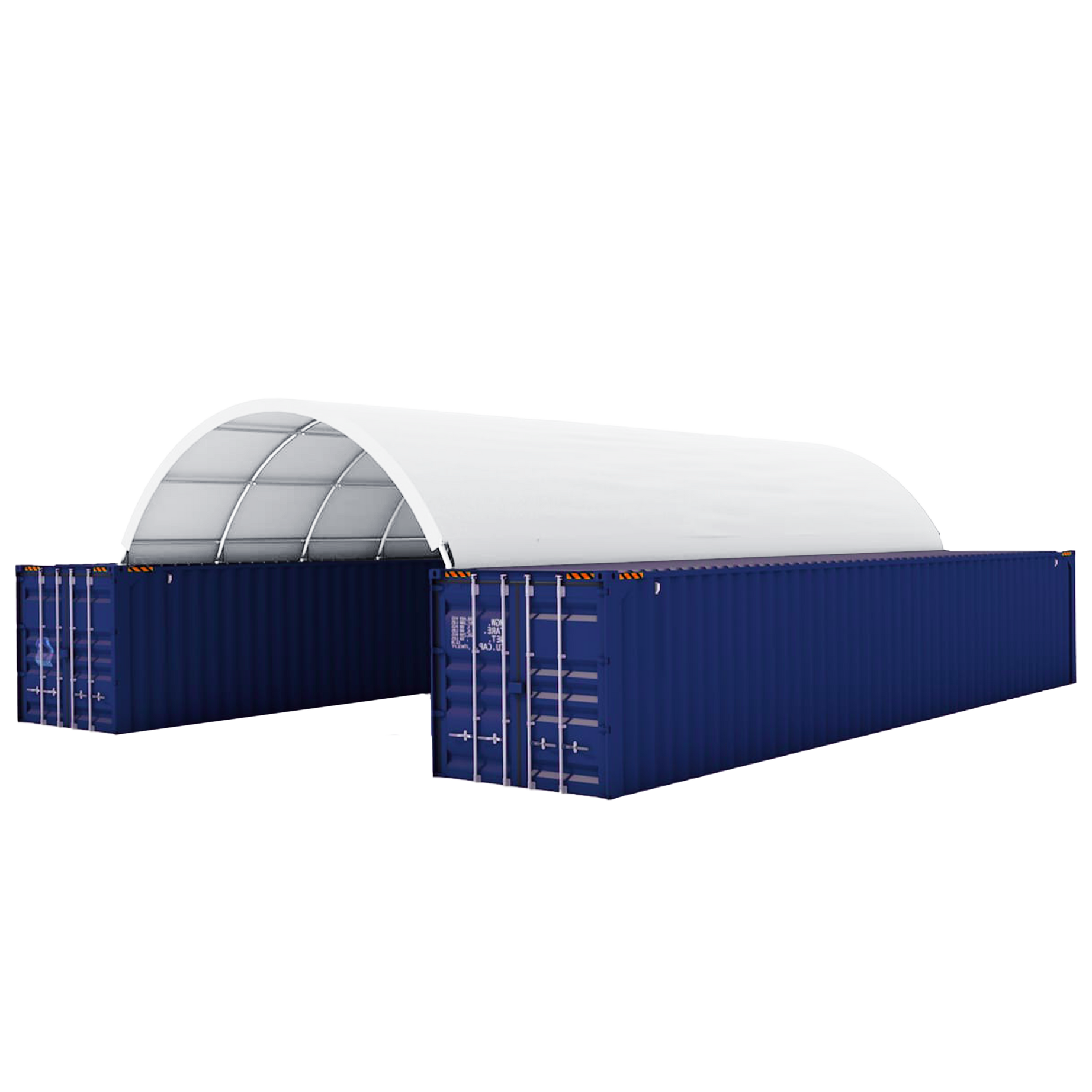 Shipping Container Canopy Shelter 20'x40',15 OZ PVC--1