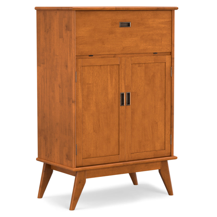 Draper Mid Century Bar Cabinet--1