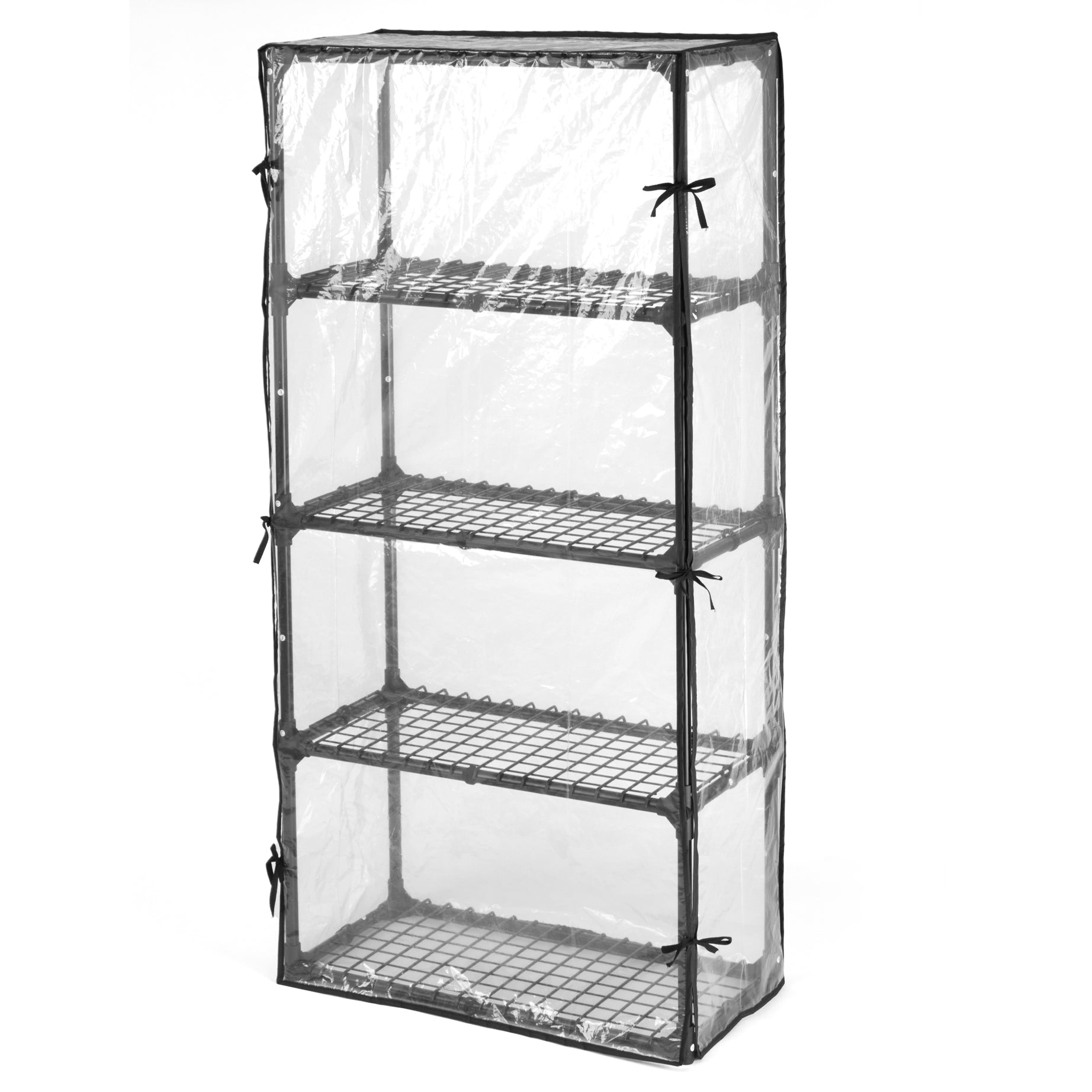 5-SHELF WIRE RACK WITH COVER(1PACK)--1