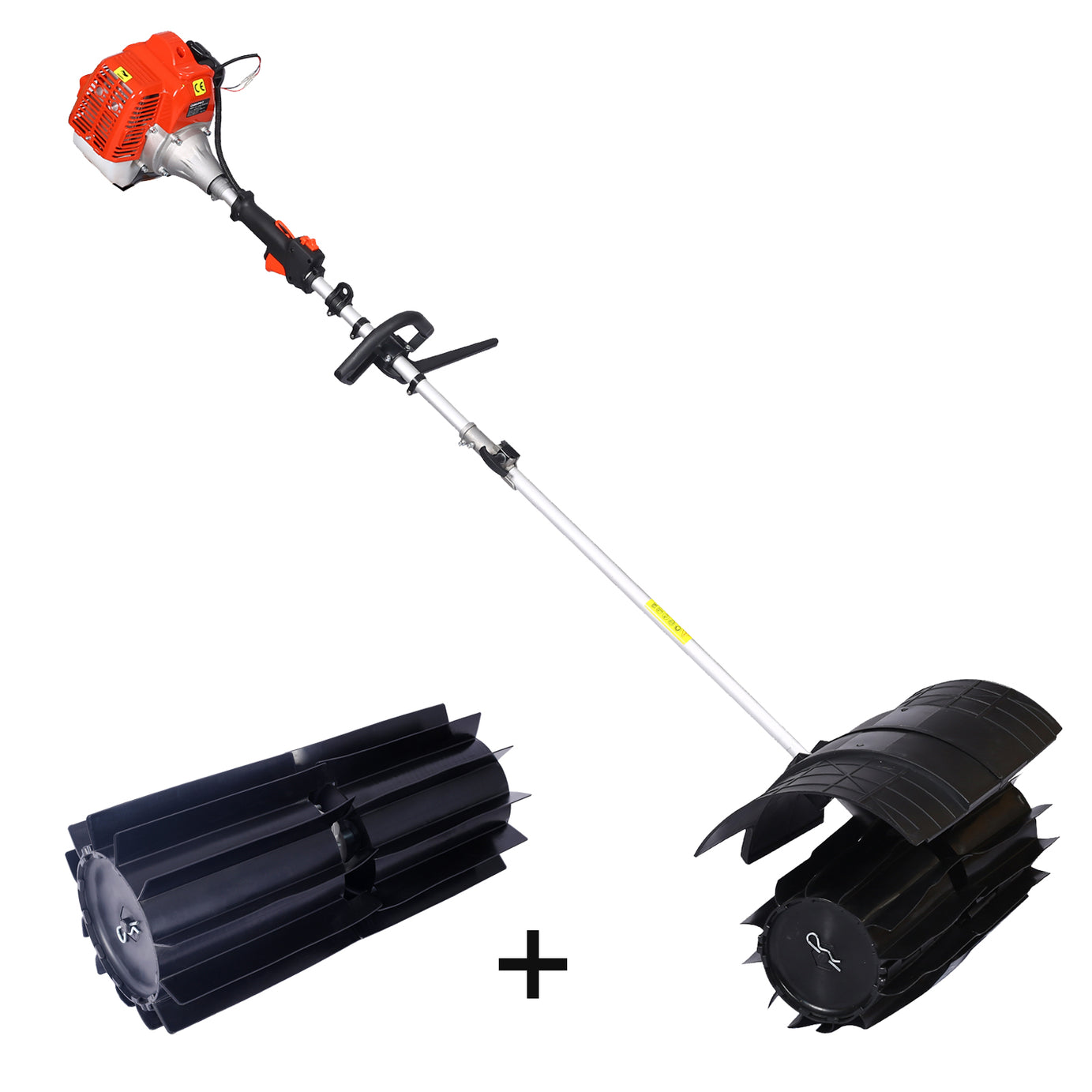 snow sweeper GASOLINE POWERED PADDLE PRO,52CC 2 STROKE ,with 2pcs PADDLE 27.2x10.4" EPA--1