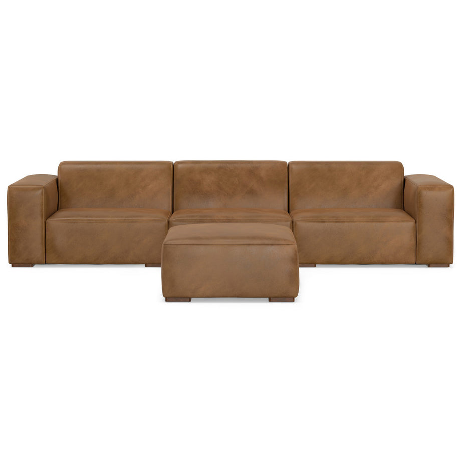 Rex 3 Seater Sofa and Ottoman--1