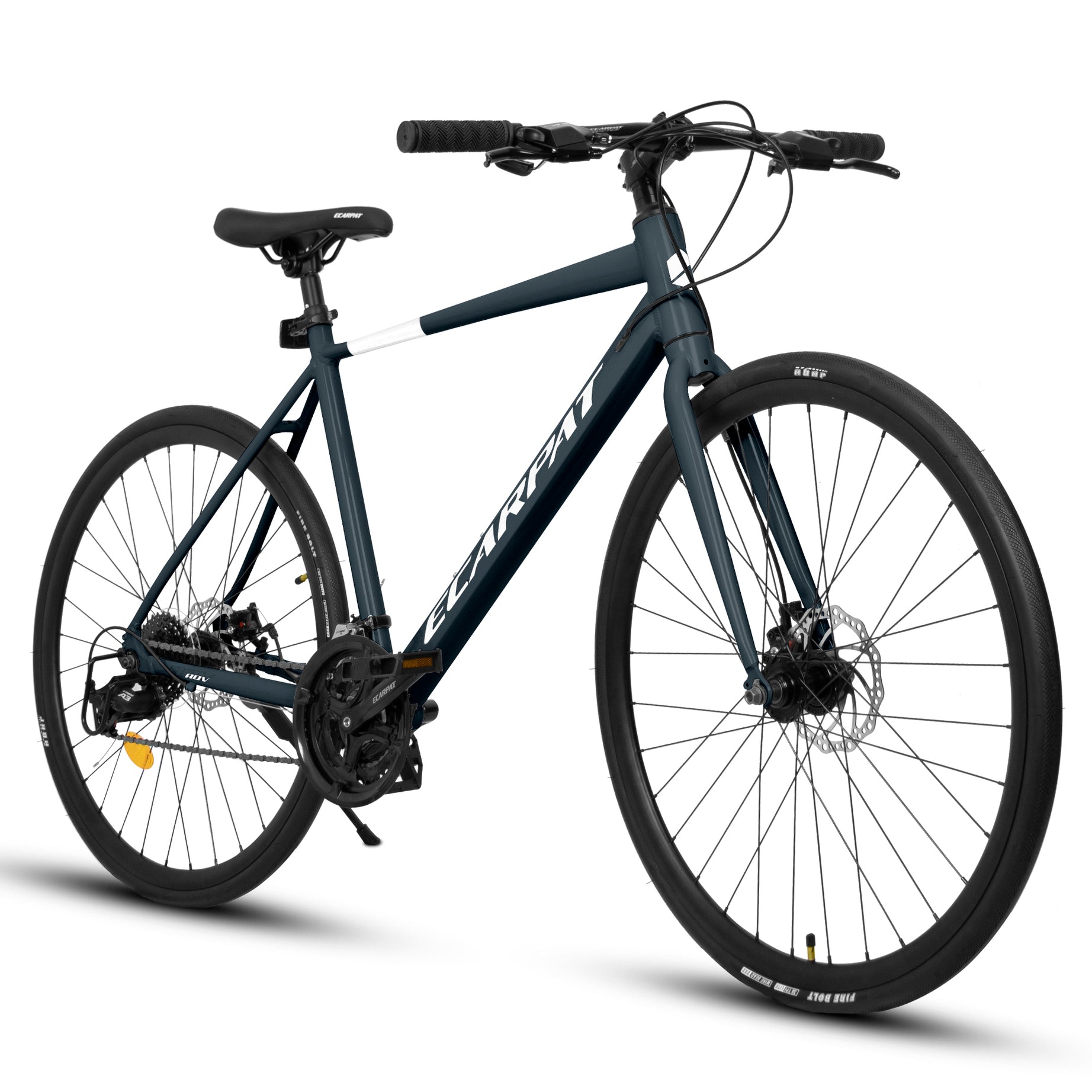 A28320 700c Ecarpat Road Bike, 24-Speed L-TWOO Disc Brakes, Light Weight Aluminum Frame ,Racing Bike City Commuting Road Bicycle for Men Women--1