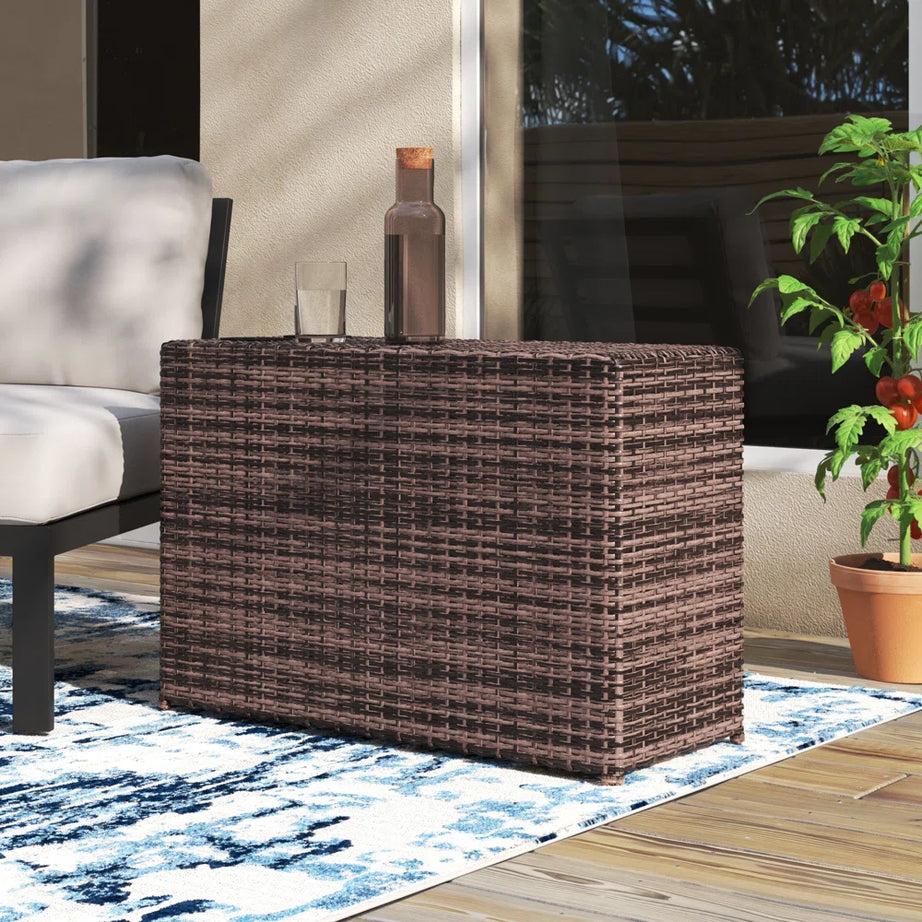 Fully Assembled Outdoor Side Table--1