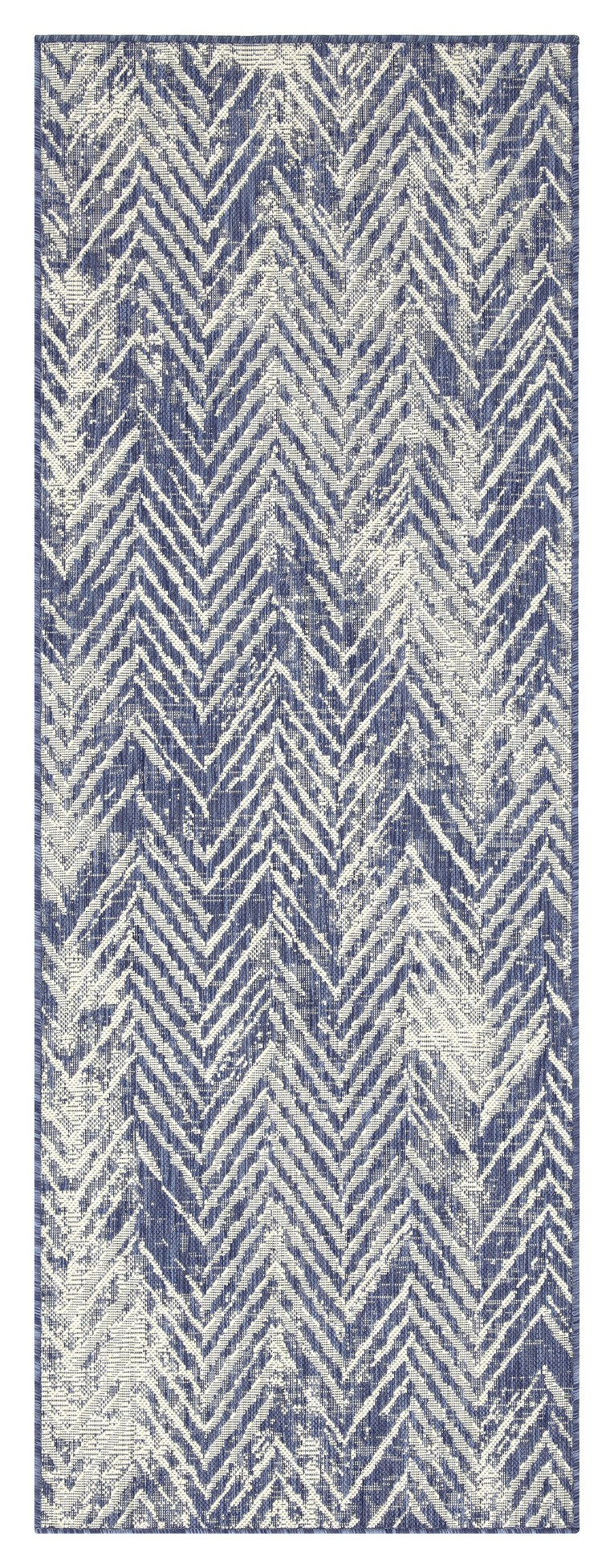 Sunshine GC_HAR2010 Blue 2 ft. 7 in. x 7 ft. 3 in. Indoor/Outdoor Area Rug--1