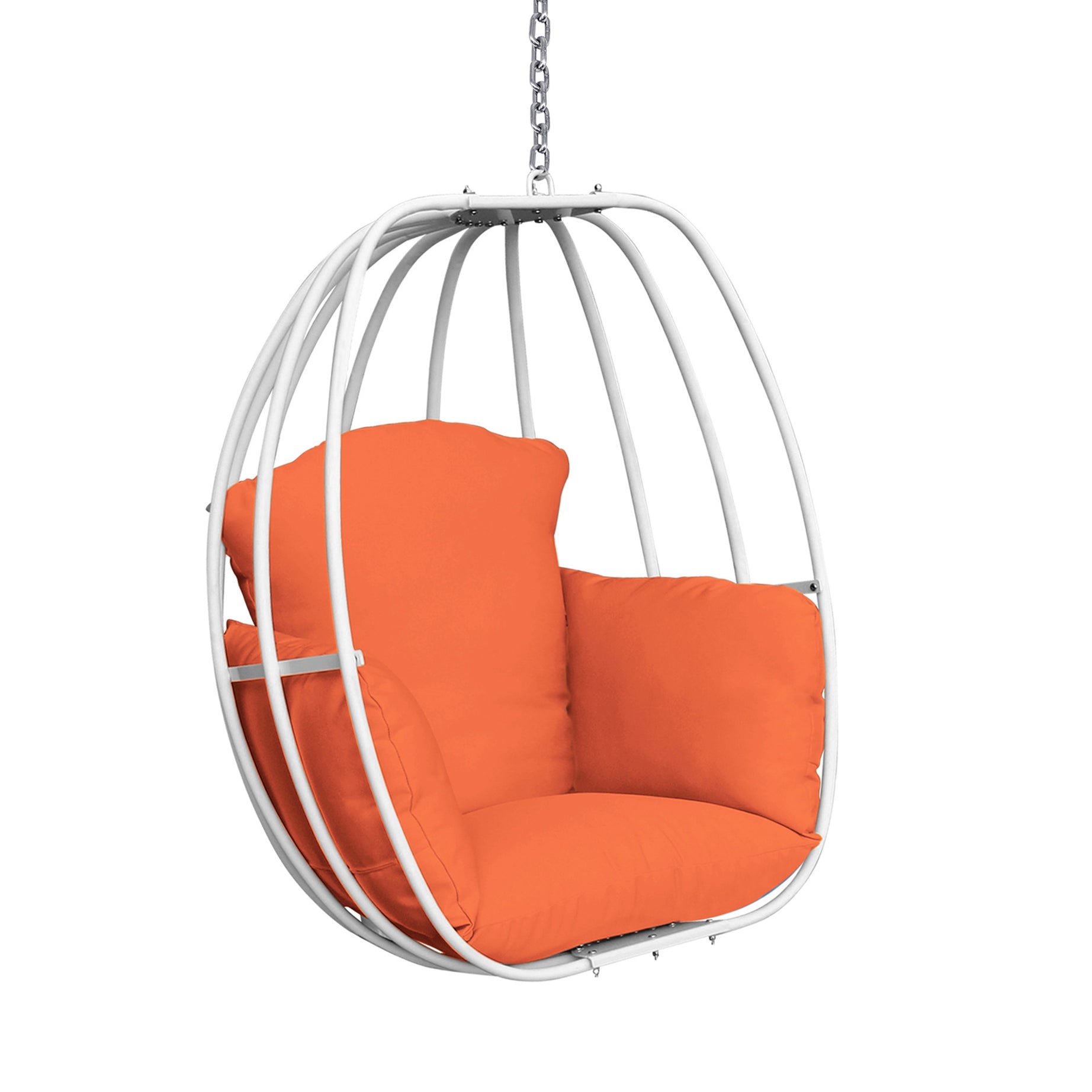 Hanging Egg Chair , Hammock Swing Chair with Hanging Kit,Orange--1