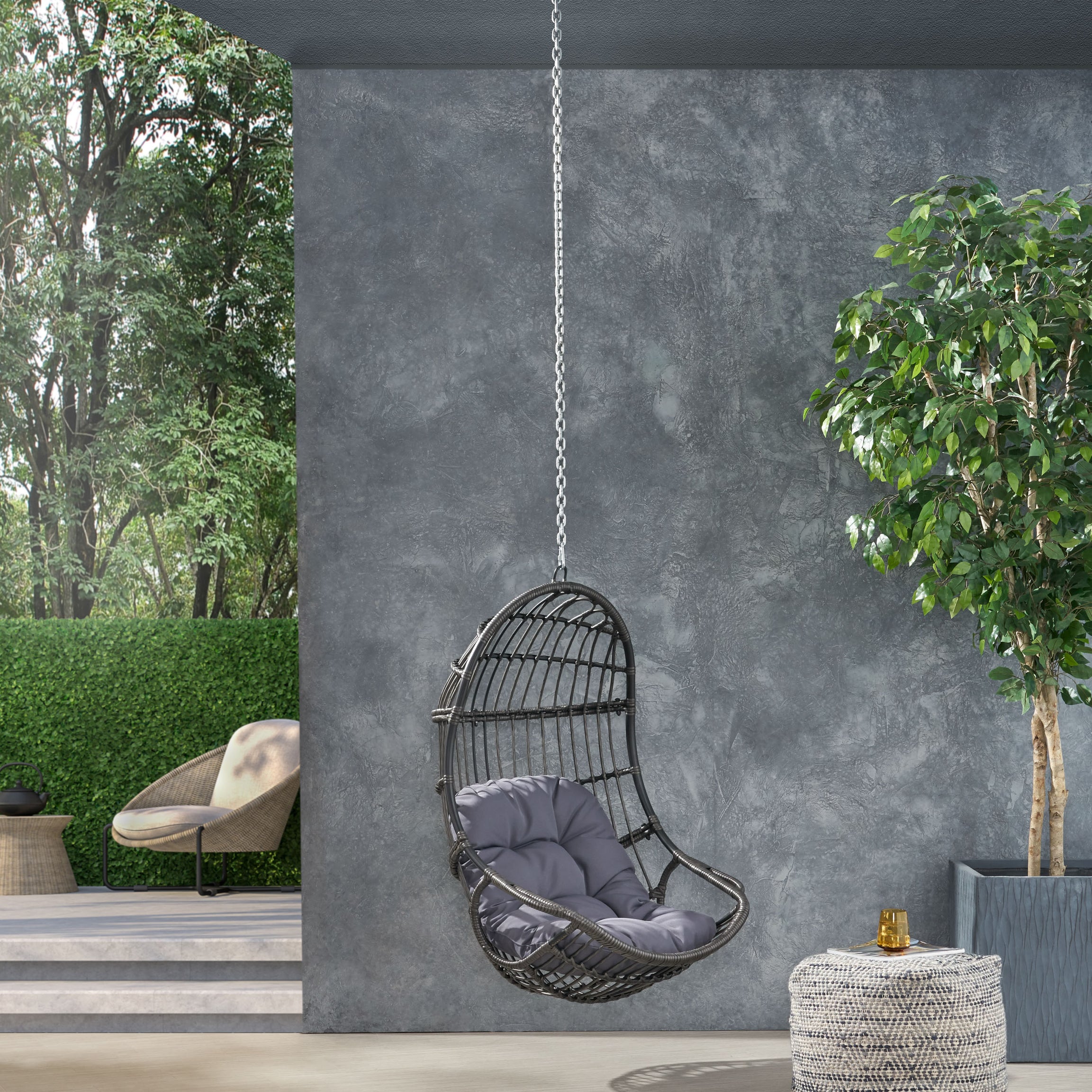 BERKSHIRE HANGING CHAIR WITH 8FT CHAIN--1