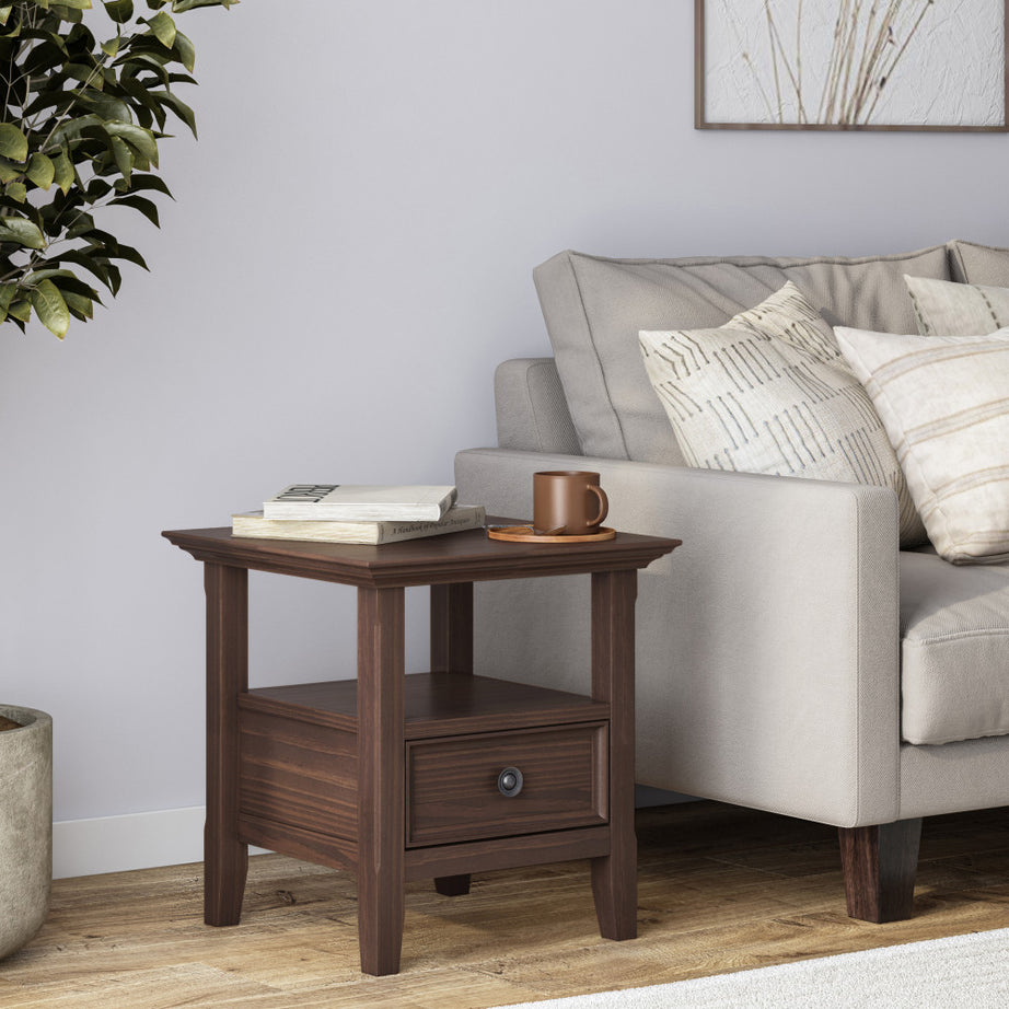 Amherst - End Table - Warm Walnut Brown--1