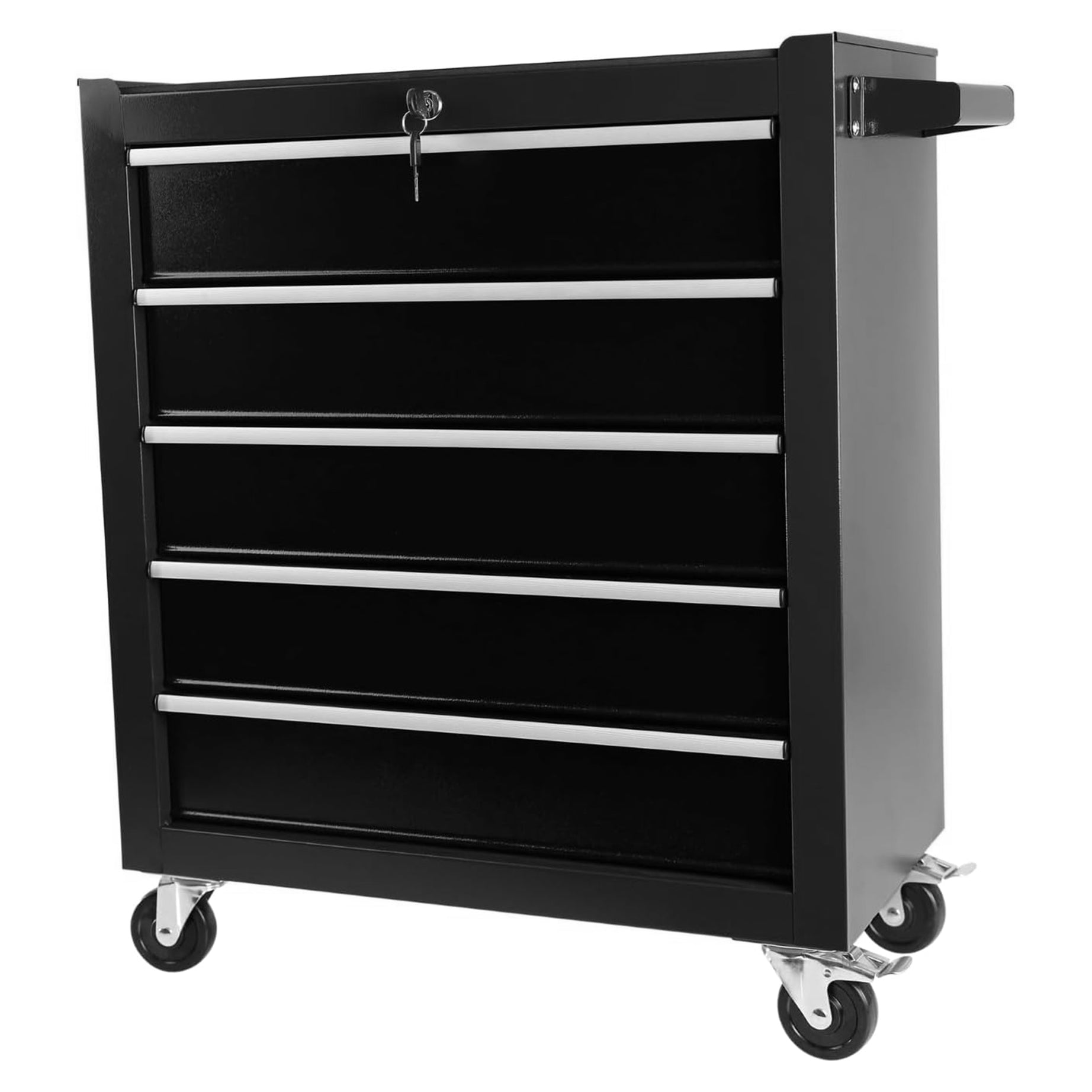 High Capacity Rolling Tool Chest with Wheels and Drawers, 5-Drawer Tool Storage Cabinet--1