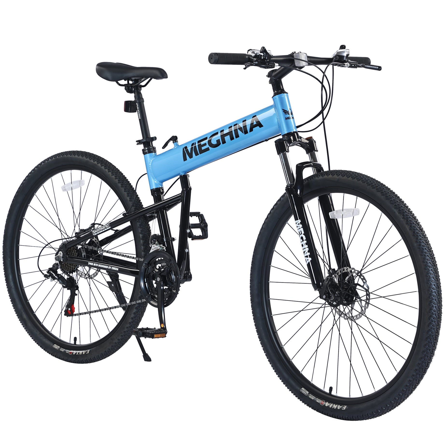 29" Folding Mountain Bike ,Suspension Fork,Aluminium Alloy Frame 21Speed Mountain Bike--1