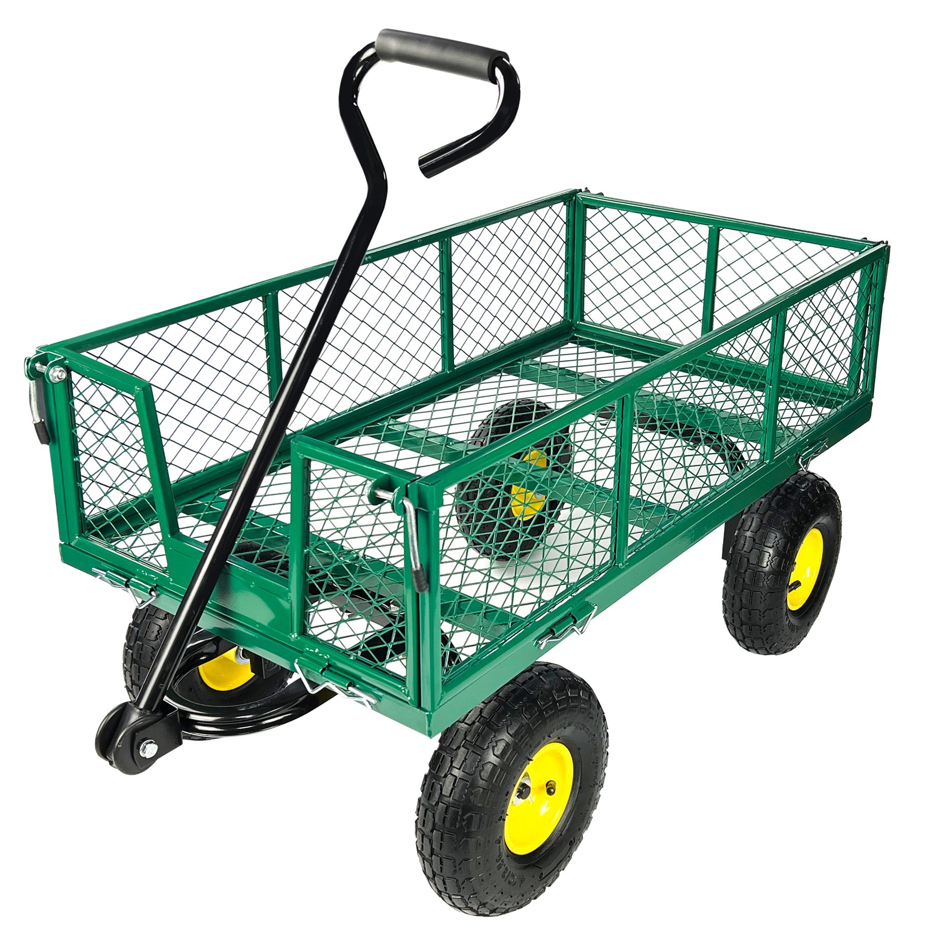 Wagon Cart Garden cart trucks make it easier to transport firewood  Maximum static load is 880 lbs.--1