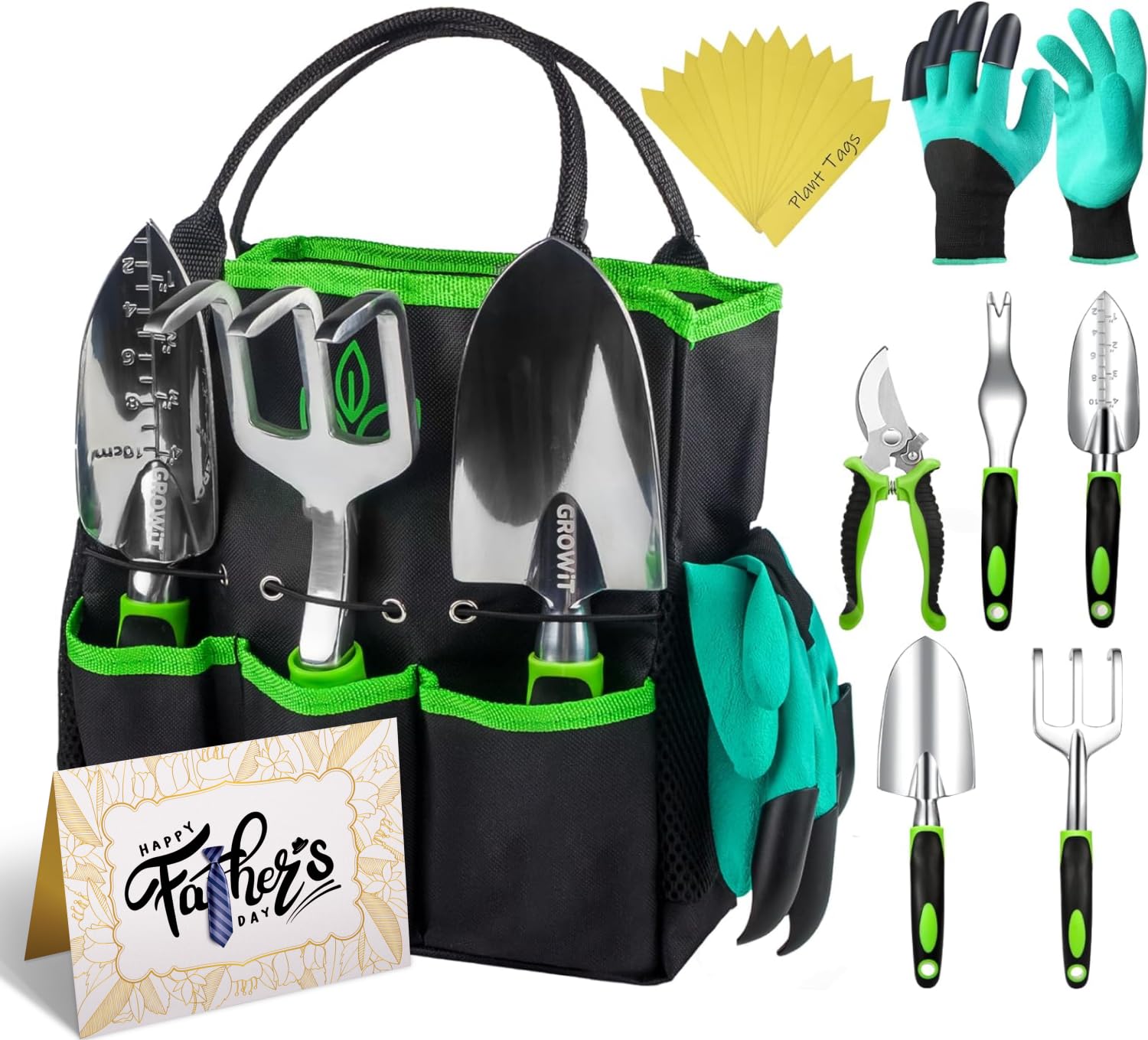 Heavy Duty Garden Tools 10 Pieces Set--1