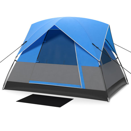 3 Person Outdoor Camping Tent with Removable Floor Mat for Camping Hiking Traveling--1