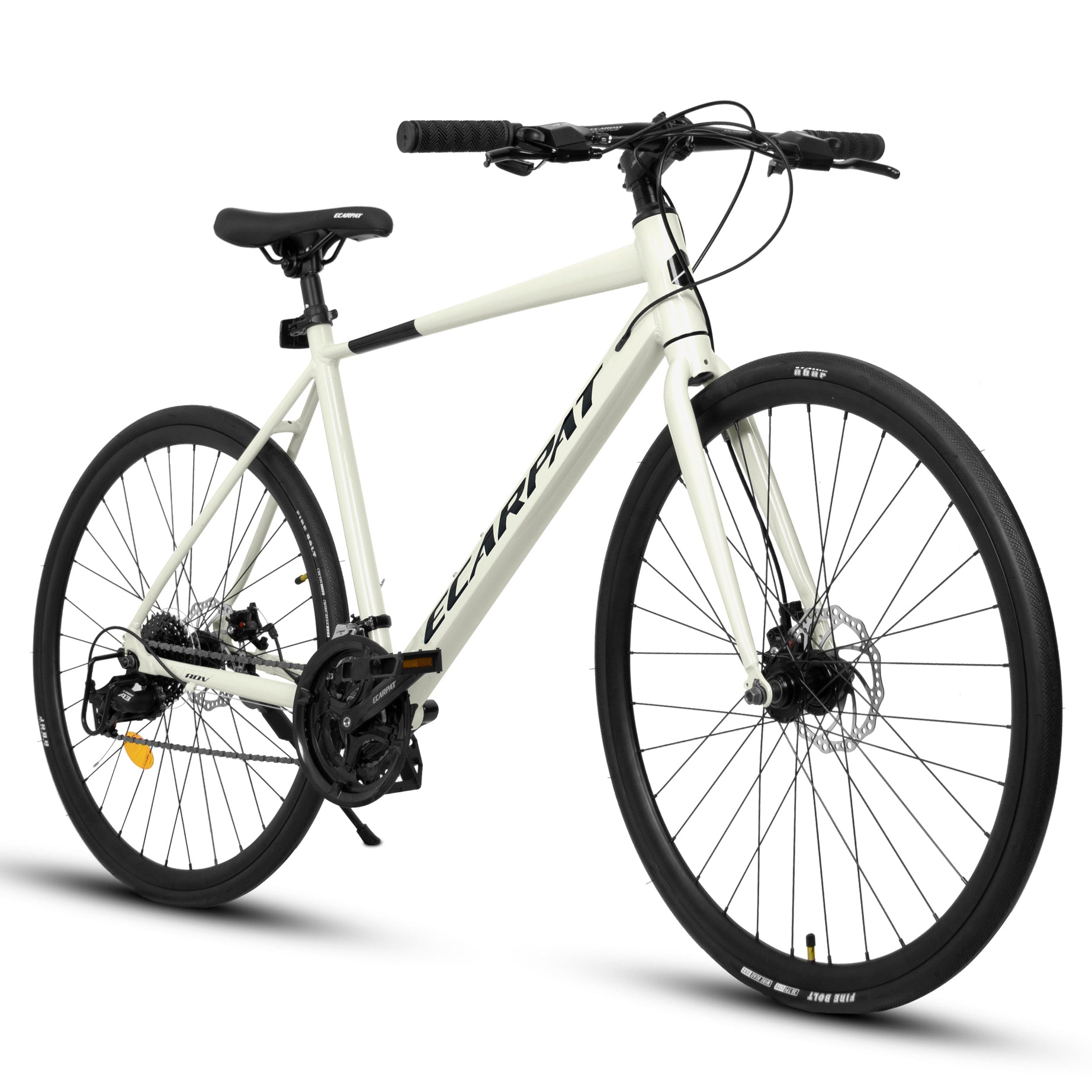 A28320 700C Ecarpat Road Bike, 24-Speed L-TWOO Disc Brakes, Light Weight Aluminum Frame ,Racing Bike City Commuting Road Bicycle for Men Women--1