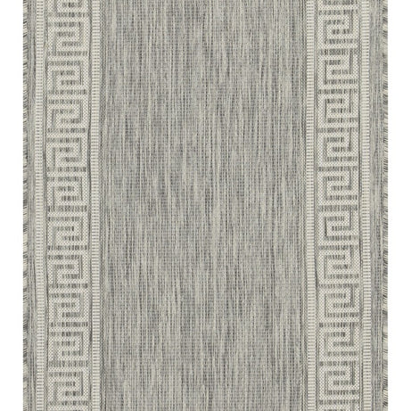 Sunshine GC_HAR2003 Silver 2 ft. 7 in. x 7 ft. 3 in. Indoor/Outdoor Area Rug--1