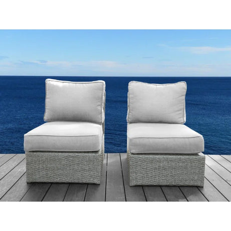 Fully Assembled Patio Chair with Cushions--1