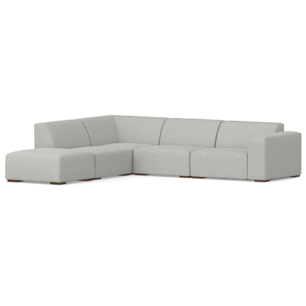 Rex Left Sectional Sofa and Ottoman--1