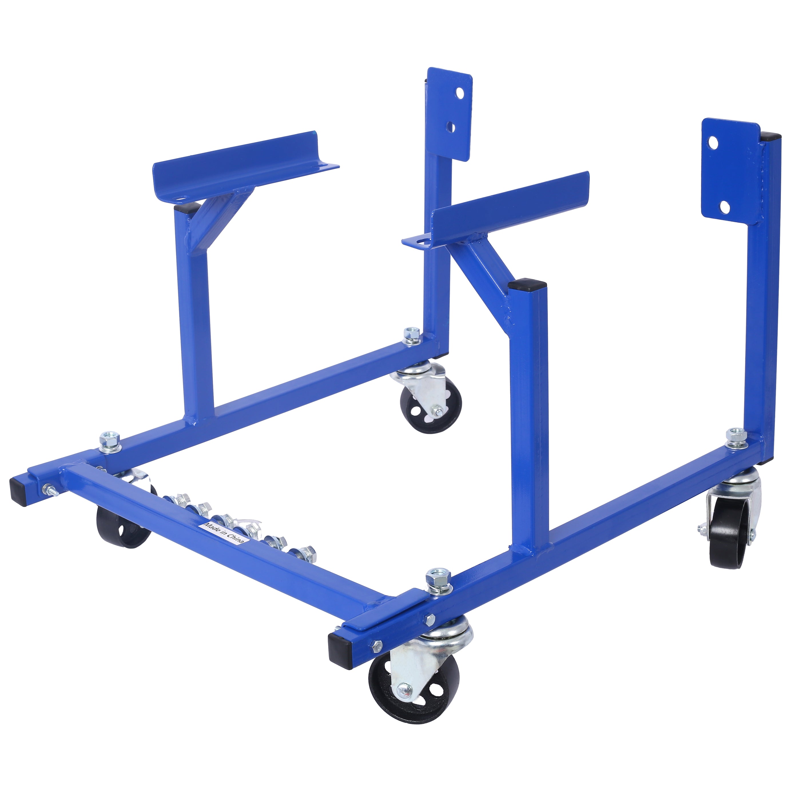 Engine Cradle with Wheels Powder Coat 3in Heavy Duty Steel Construction Wheels 1000 LBS Capacity Storage Hardware Included Easy Assembly(Small Block Ford)--1