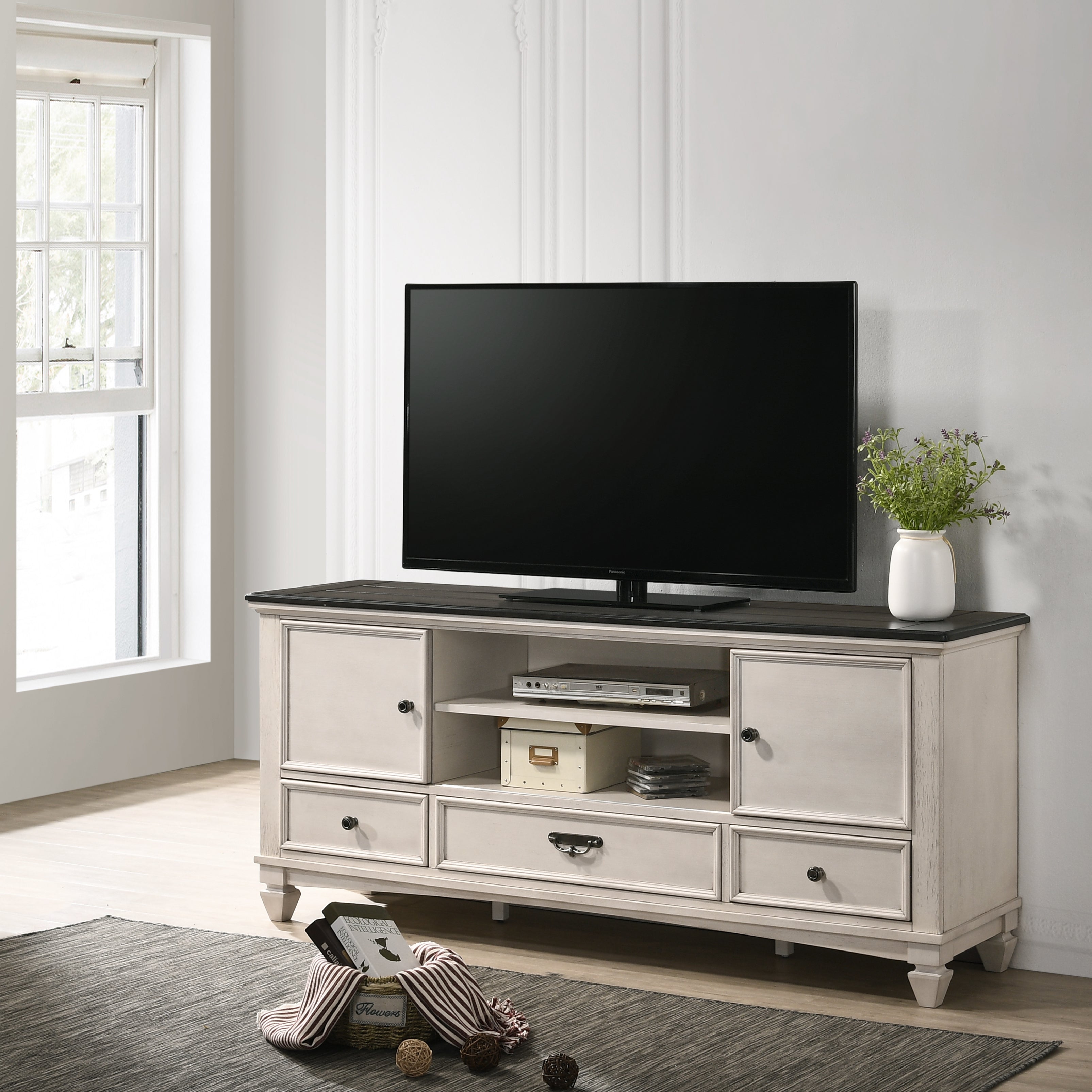 Sawyer - Tv Stand - Beige--1