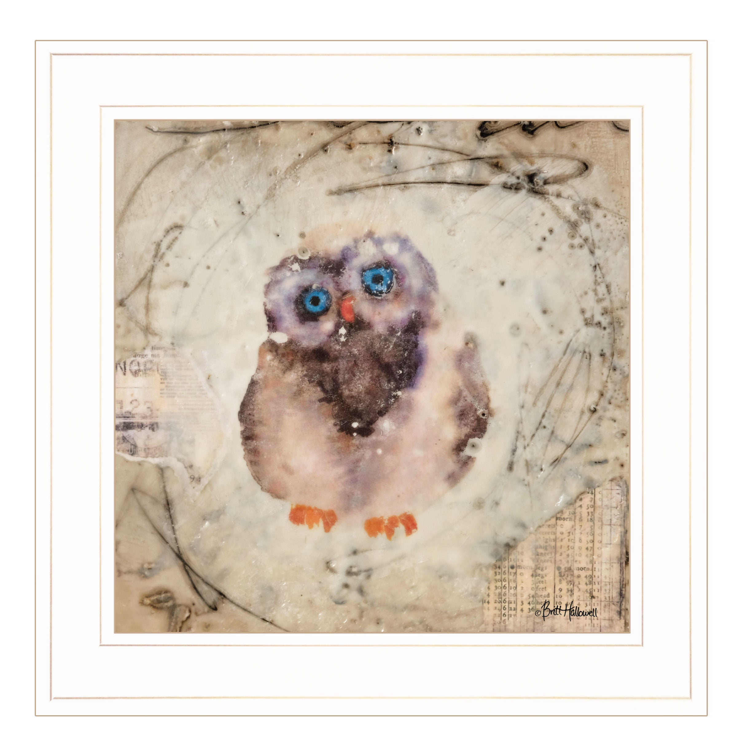 "The Wonder Years I" By Britt Hallowell, Ready to Hang Framed Print, White Frame--1