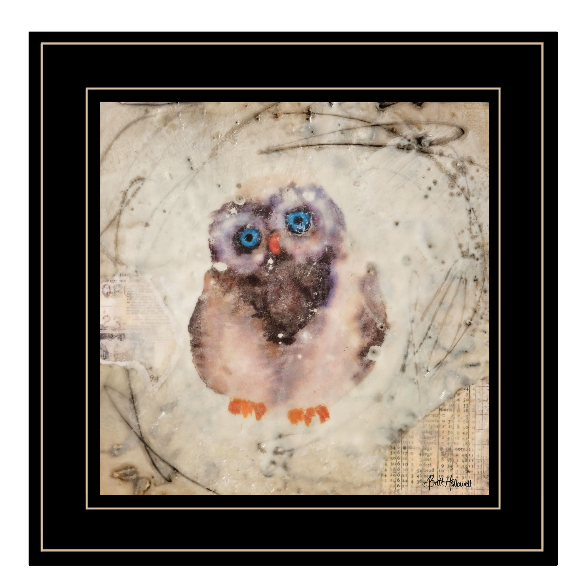 "The Wonder Years I" By Britt Hallowell, Ready to Hang Framed Print, Black Frame--1