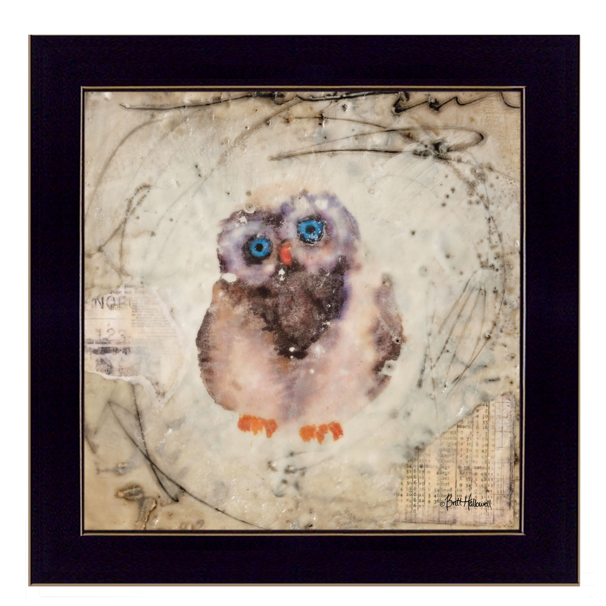 "The Wonder Years I" By Britt Hallowell, Ready to Hang Framed Print, Black Frame--1