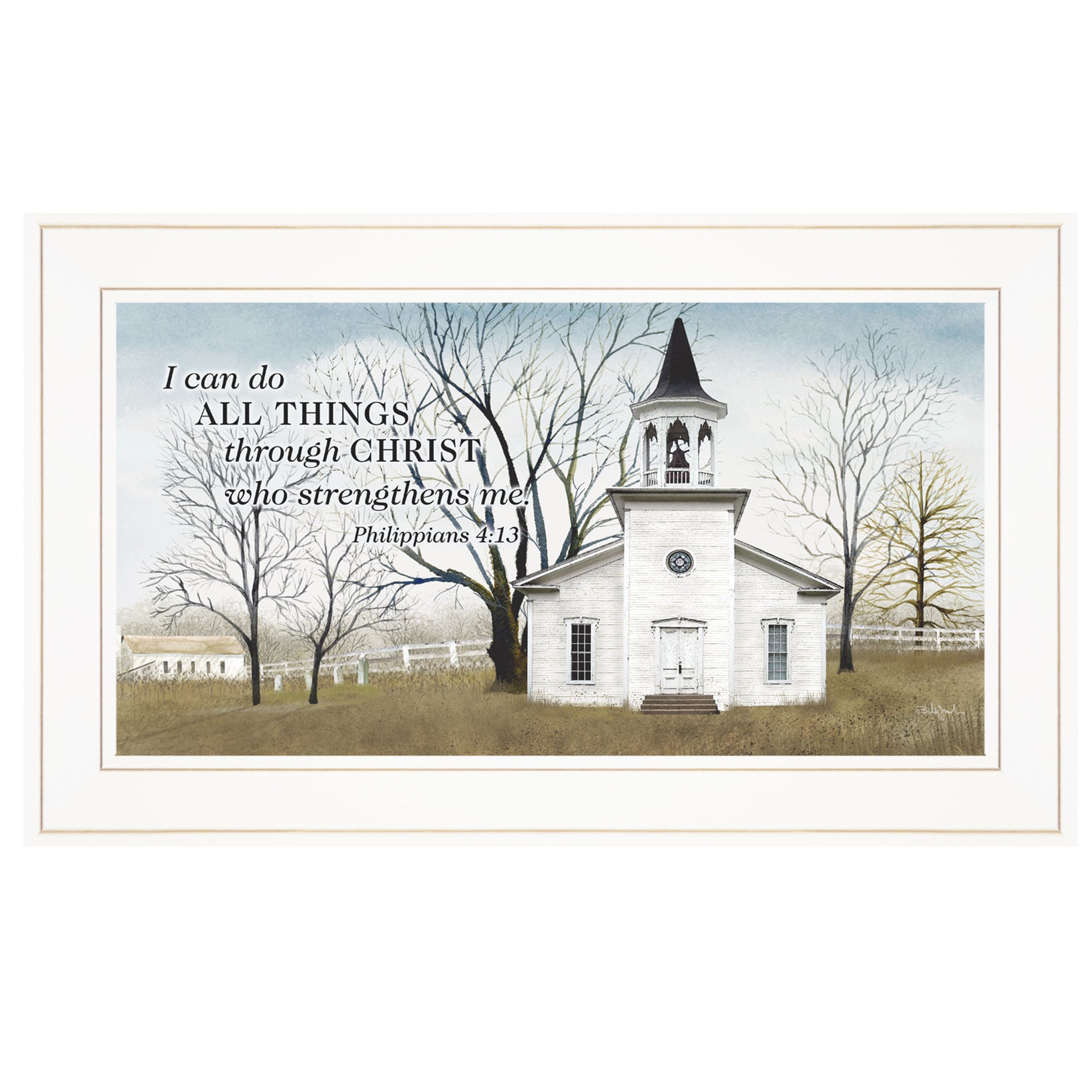 "Amazing Grace" By Billy Jacobs, Ready to Hang Framed Print, White Frame--1