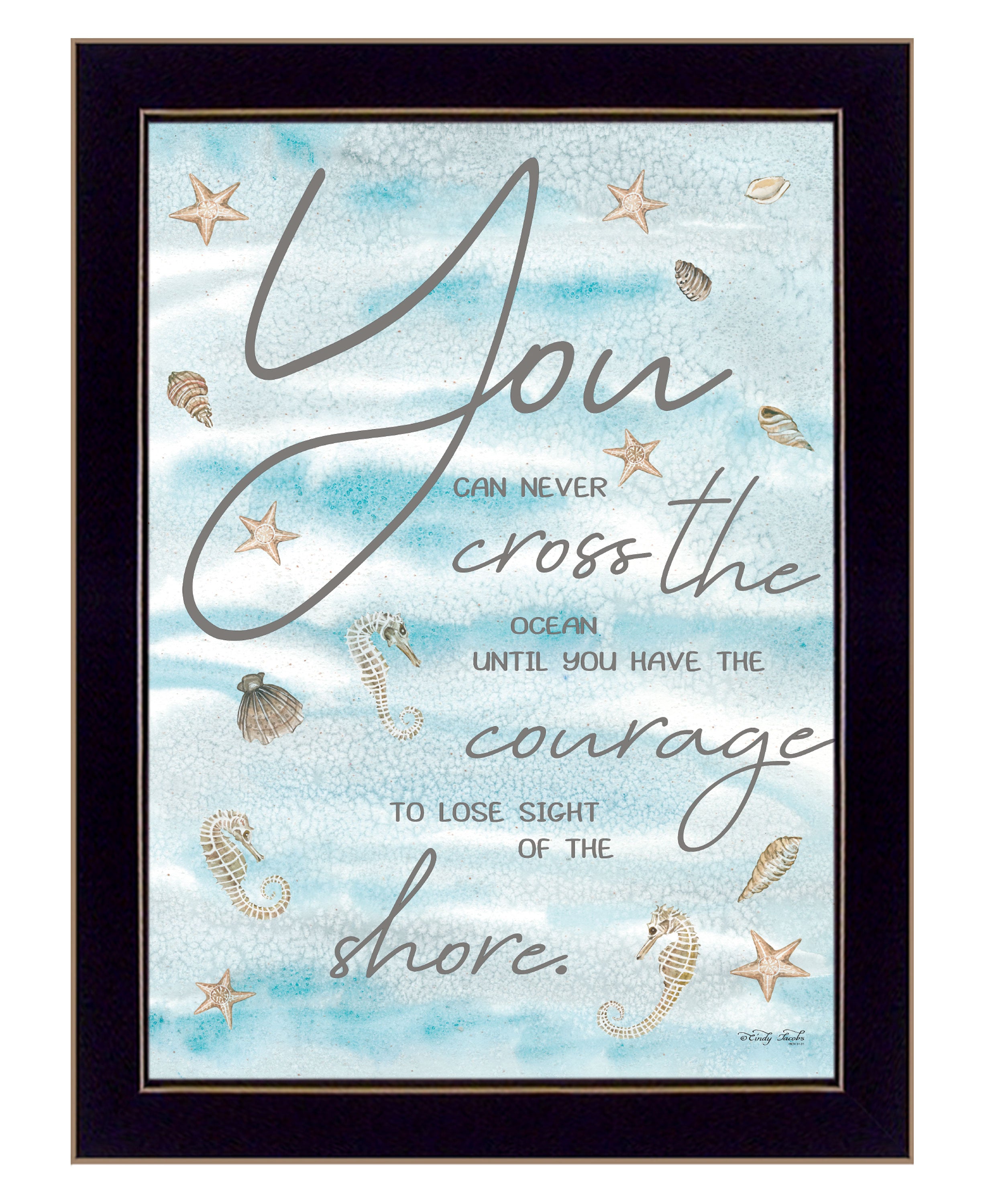 "You Can Never" by Cindy Jacobs, Ready to Hang Framed Print, Black Frame--1