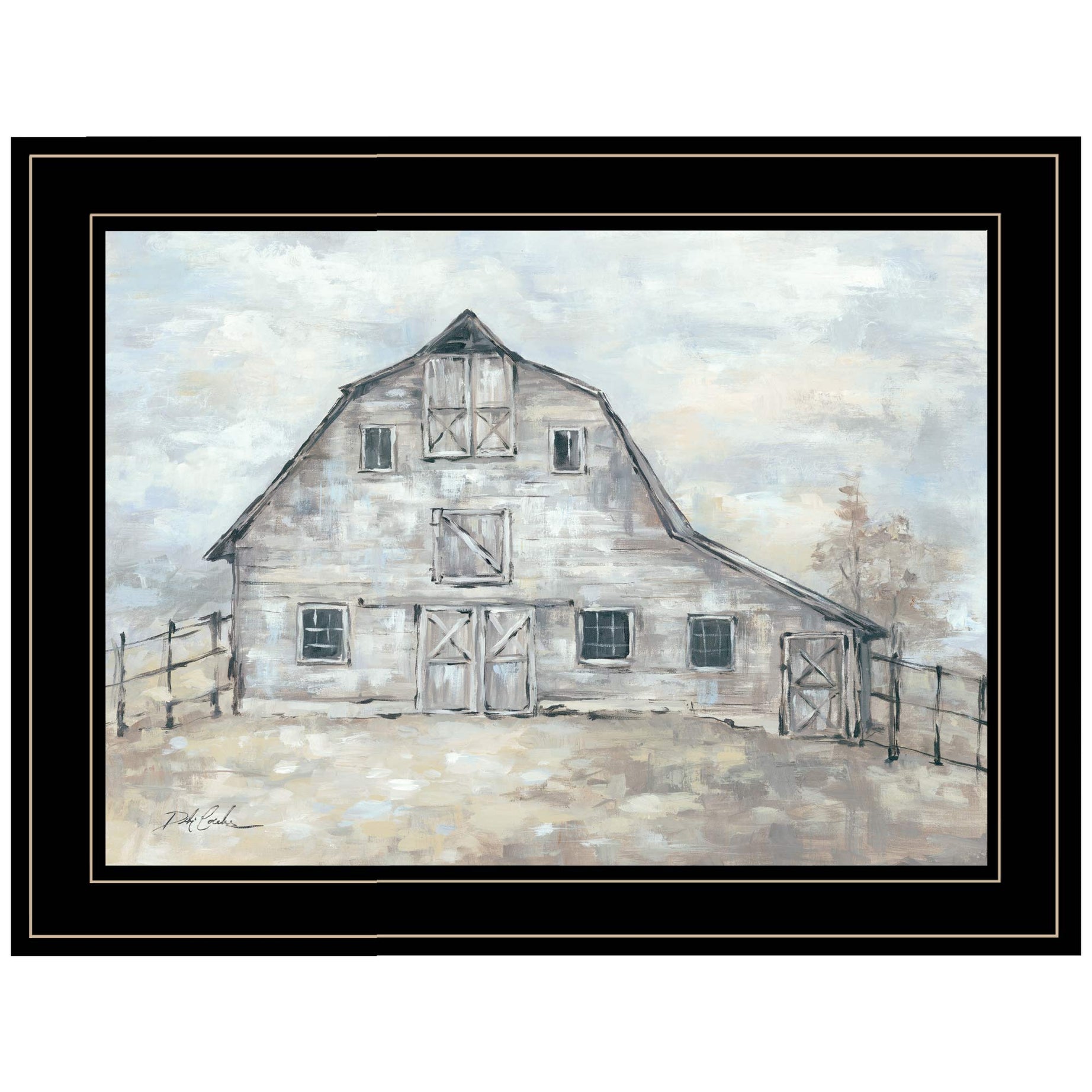 "Rustic Beauty" by Debi Coules, Ready to Hang Framed Print, Black Frame--1