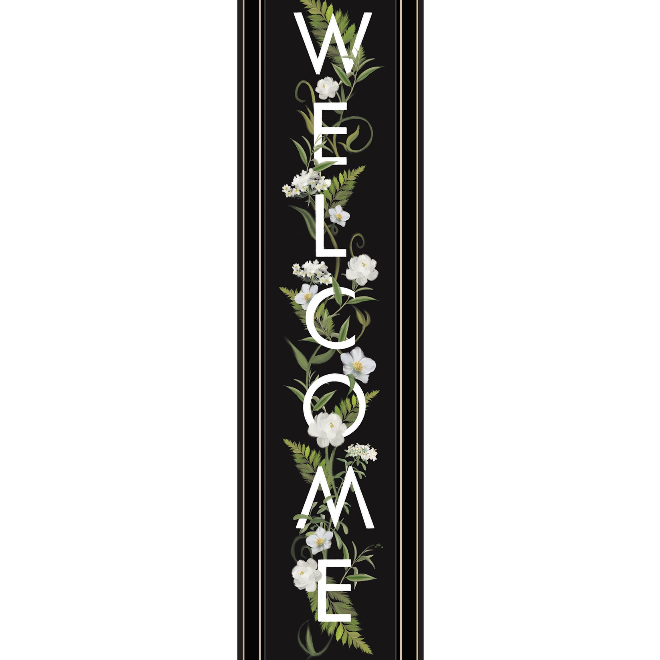 "Welcome Sign I" by House Fenway, Ready to Hang Framed Print, Black Frame--1