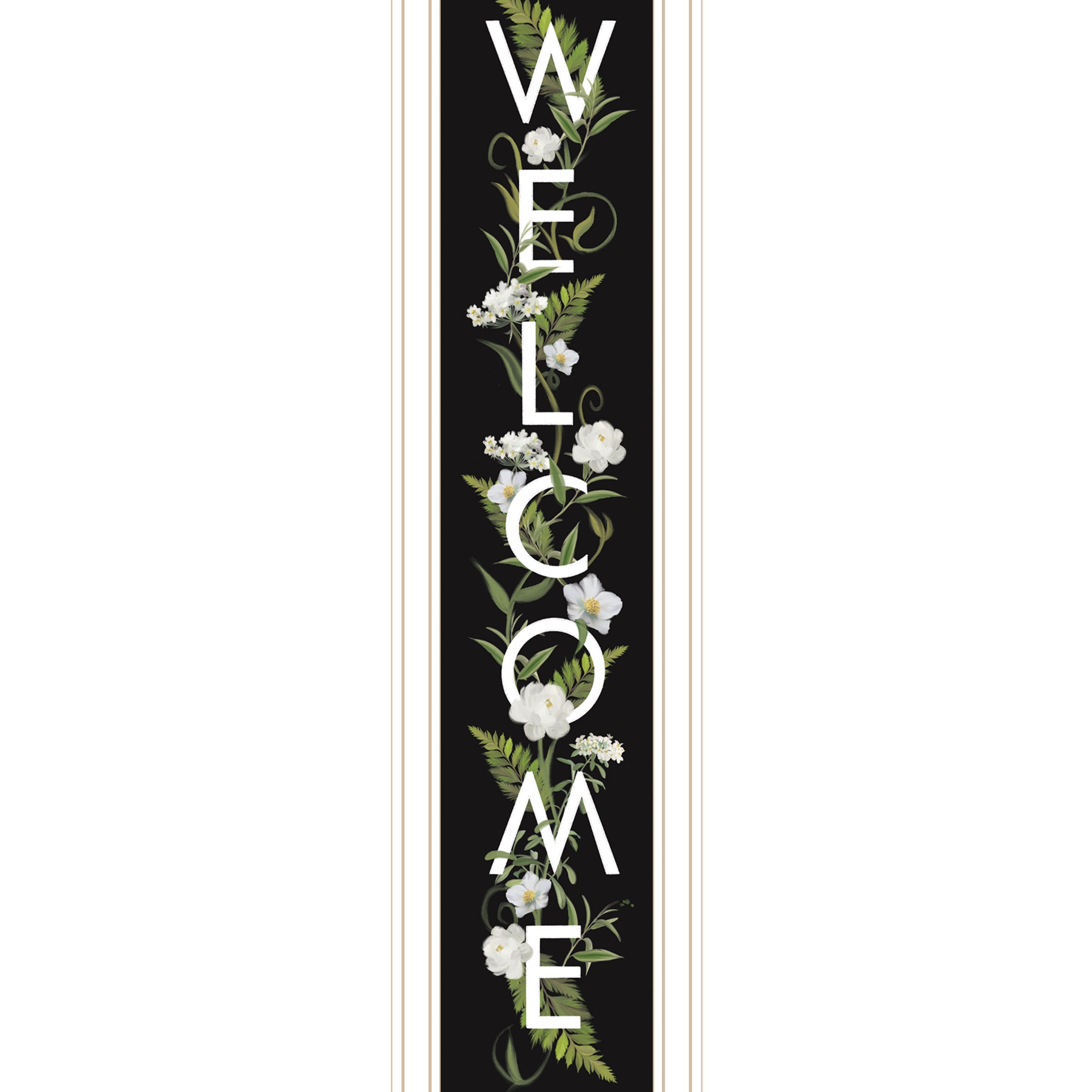 "Welcome Sign I" by House Fenway, Ready to Hang Framed Print, White Frame--1