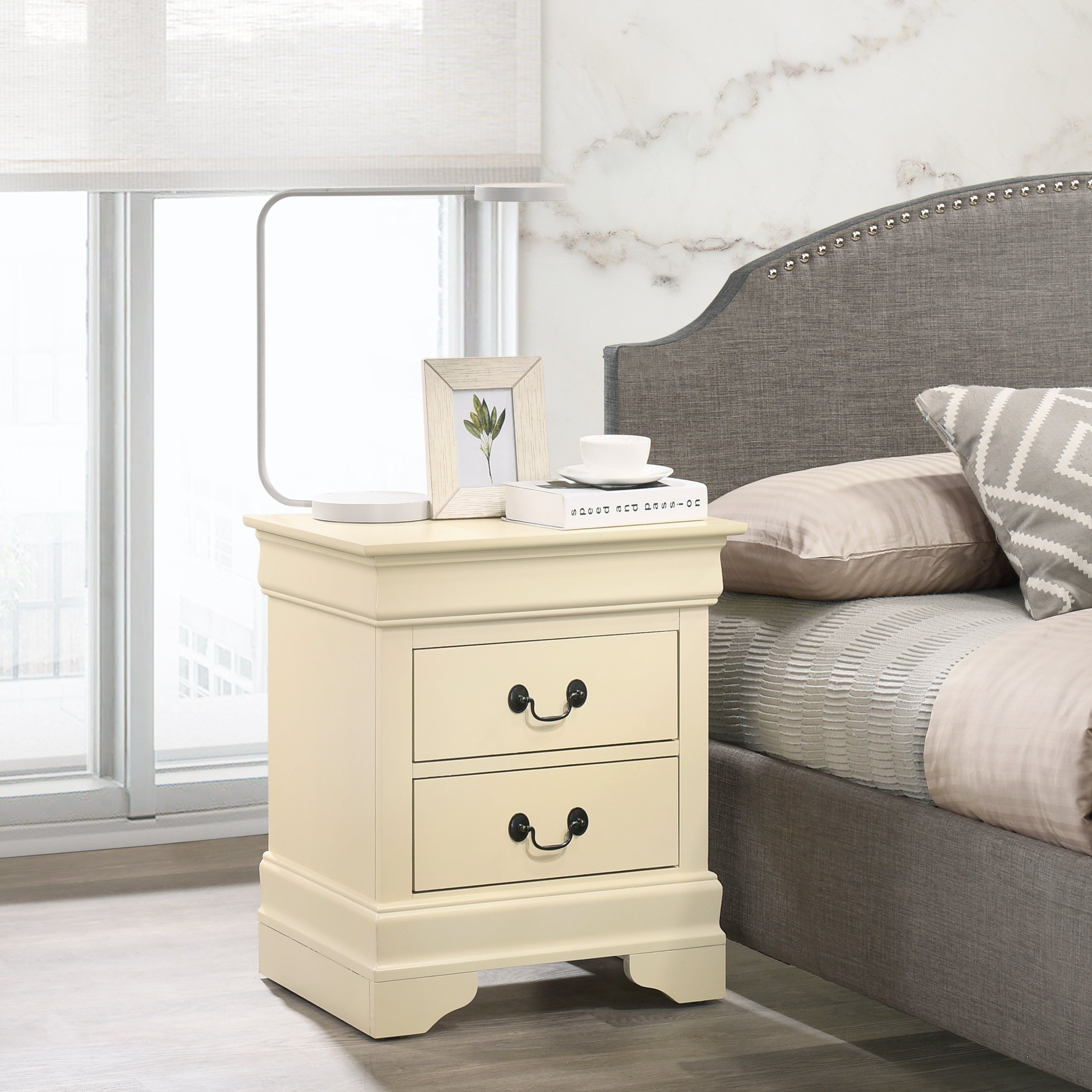 Glory Furniture LouisPhillipe G02175-N Nightstand , Beige--1