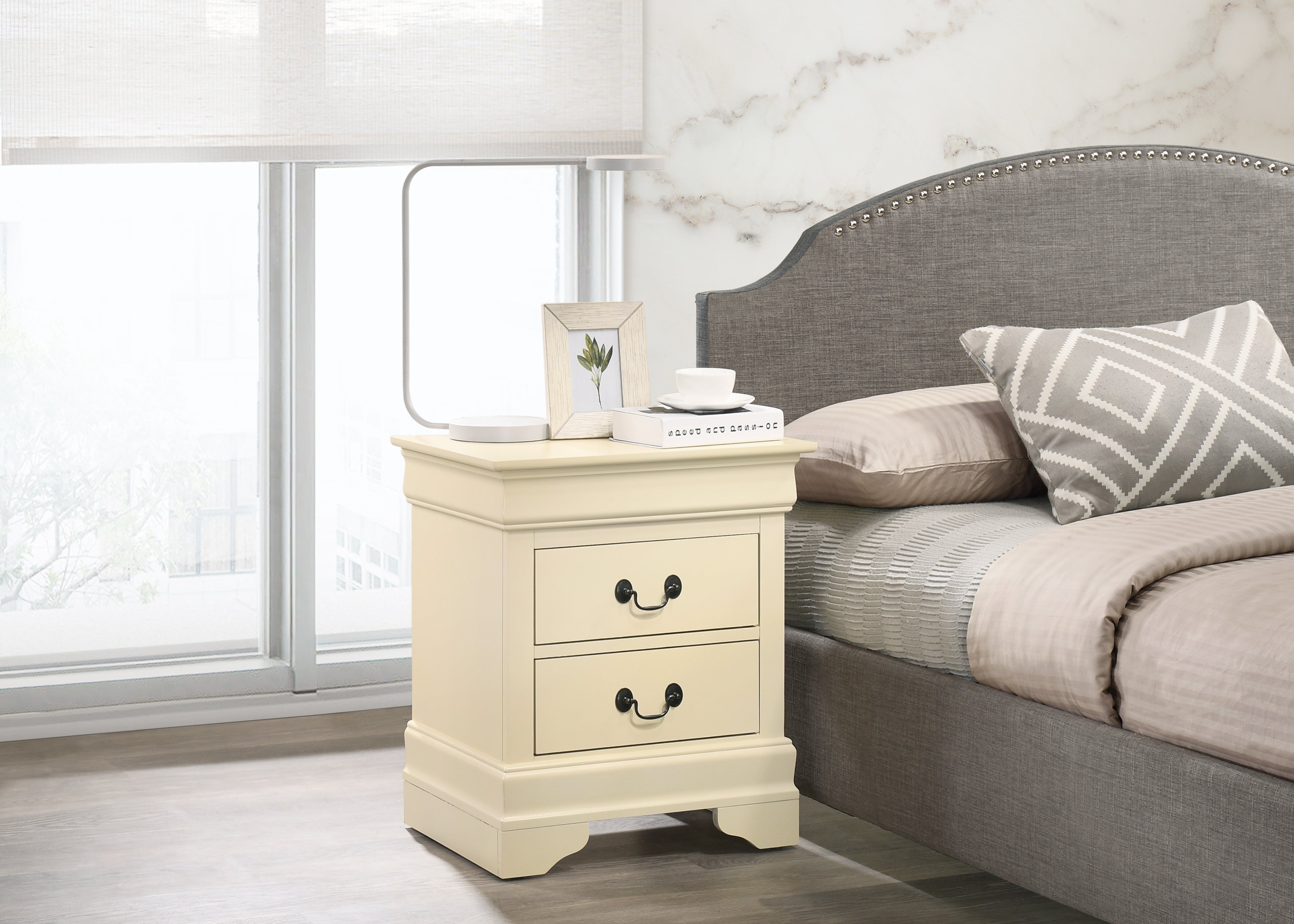 Glory Furniture LouisPhillipe G02175-N Nightstand , Beige--1