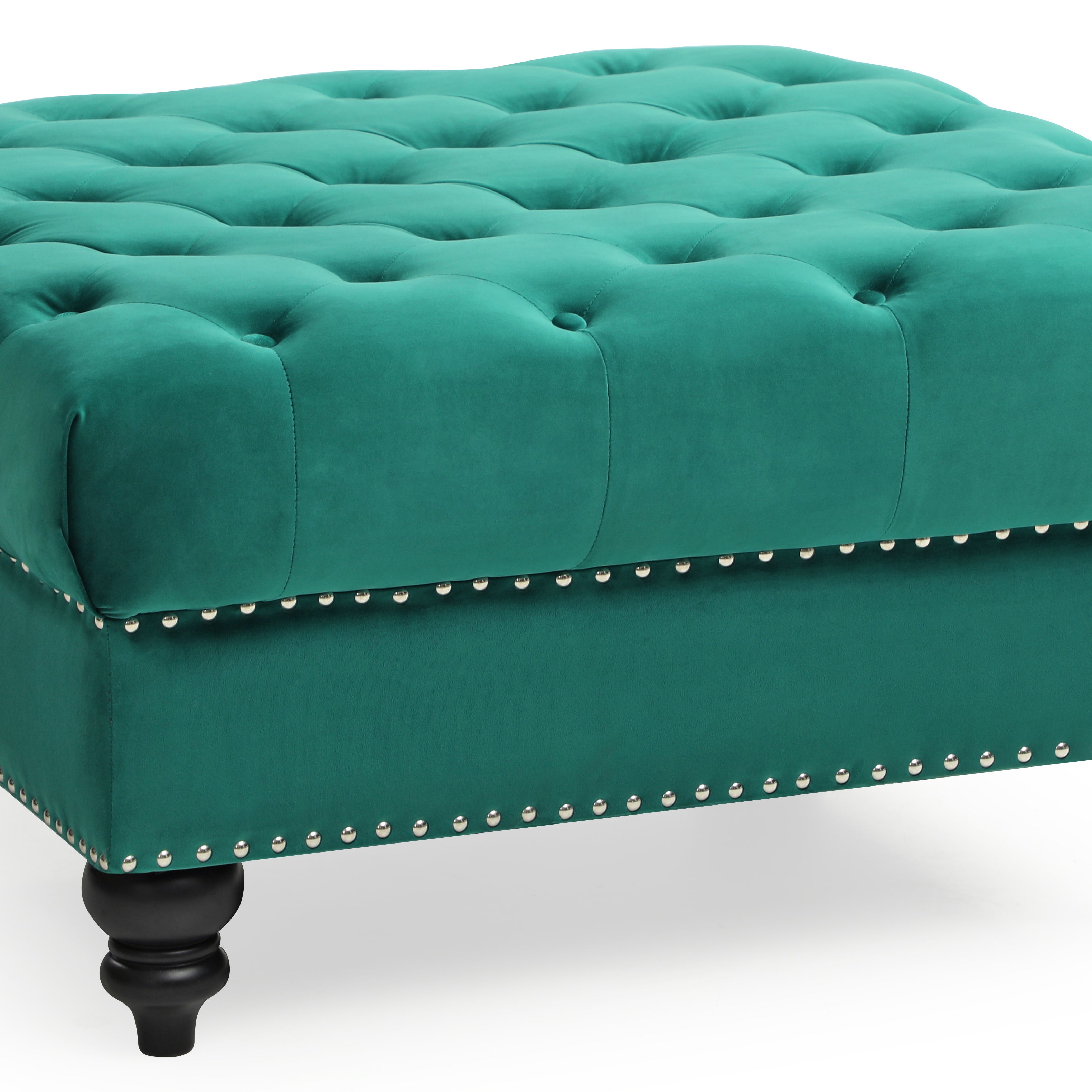 Glory Furniture Nola G0352-O Ottoman , GREEN--2