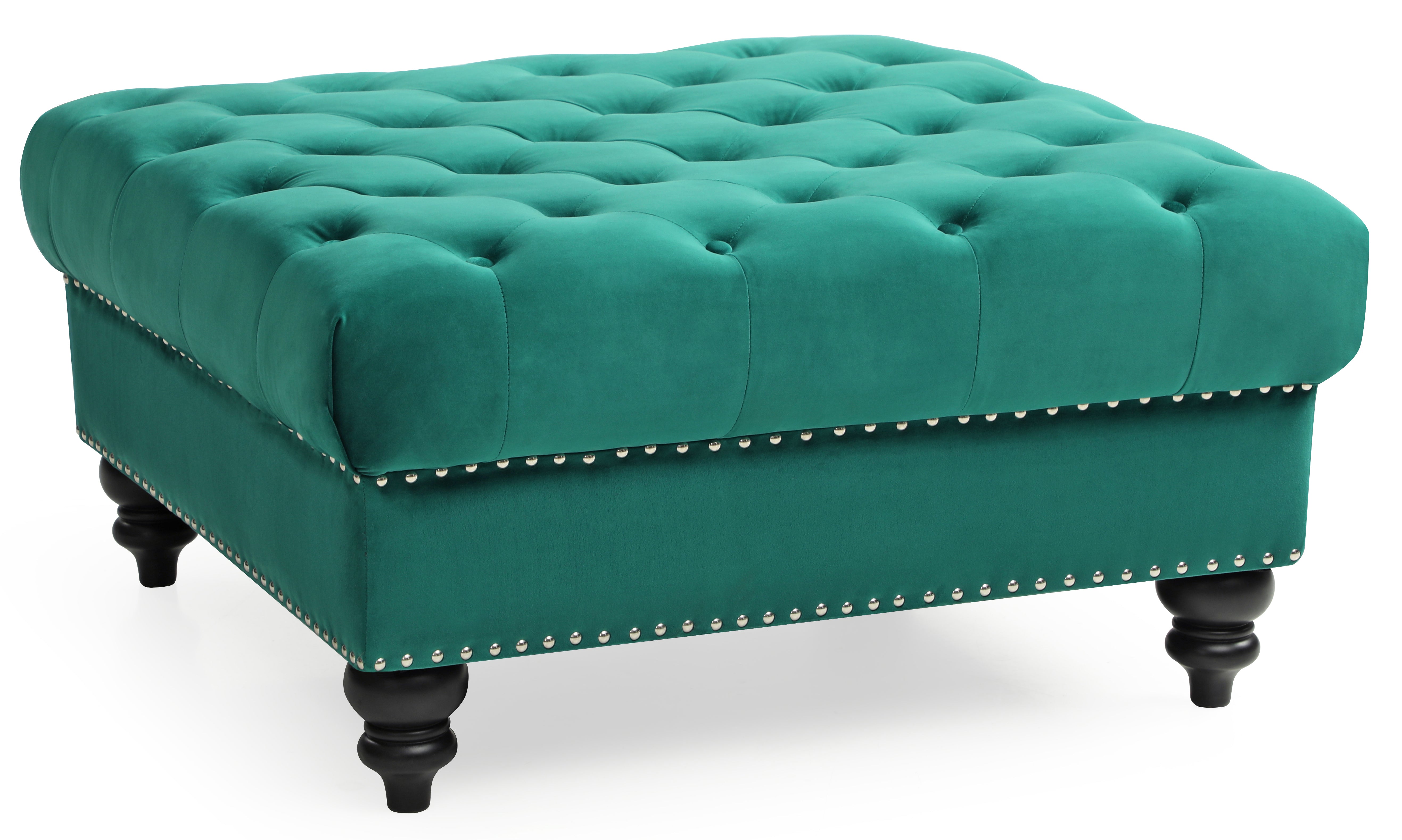 Glory Furniture Nola G0352-O Ottoman , GREEN--2