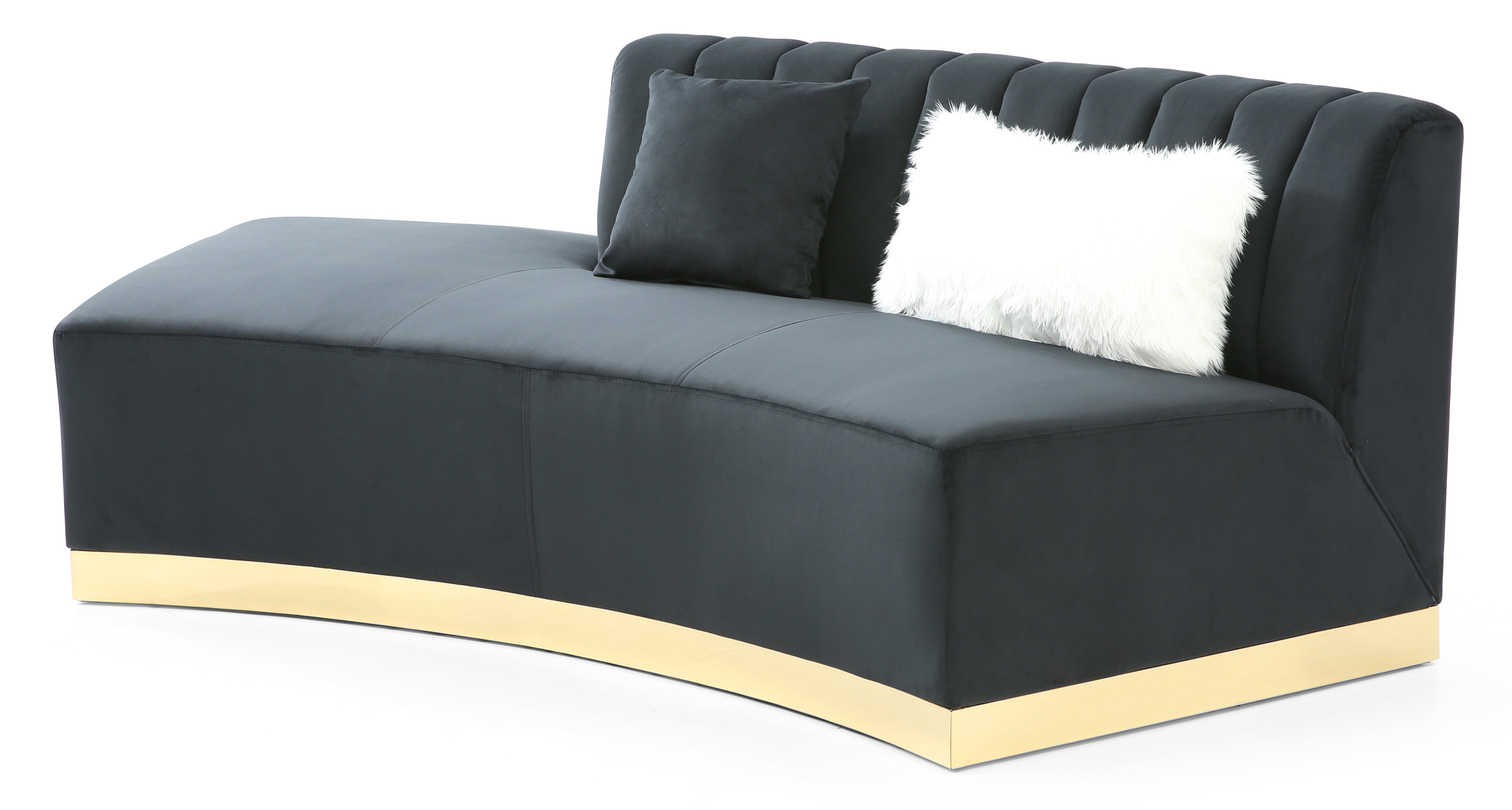 Glory Furniture Brentwood G0433-SCH Chaise , BLACK--2