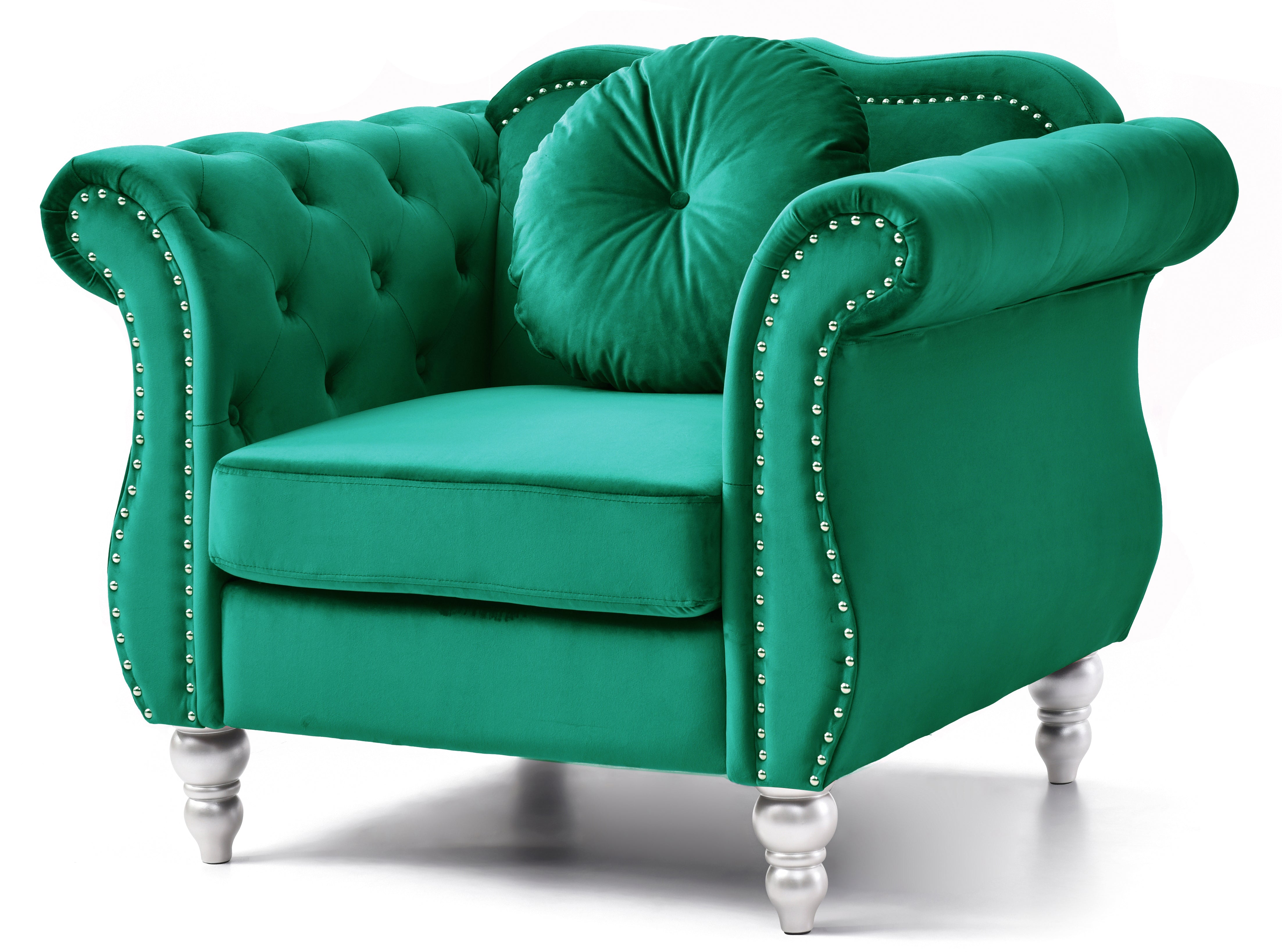 Glory Furniture Hollywood G0662A-C Chair , GREEN--2