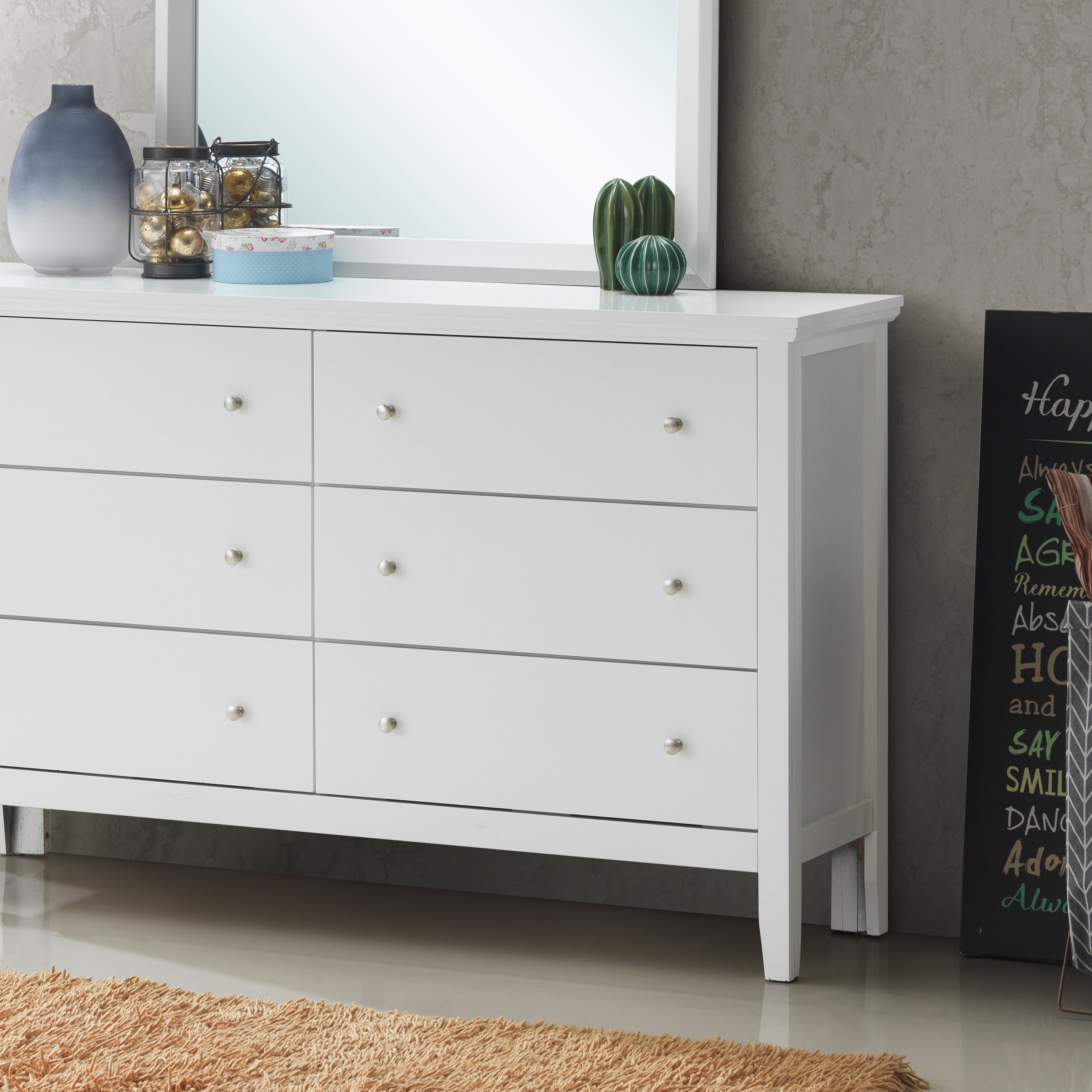 Glory Furniture Primo G1339-D Dresser , White--1