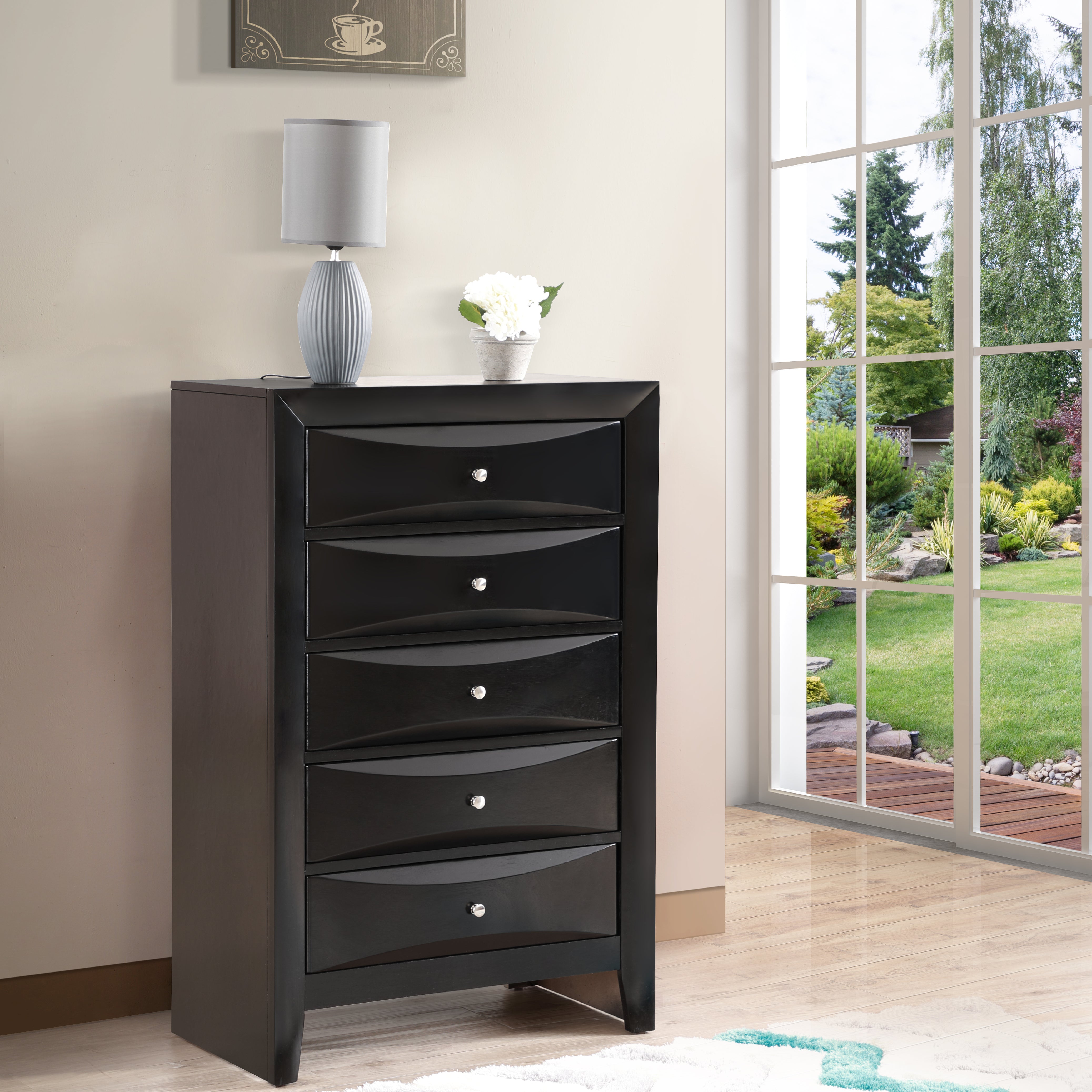 Glory Furniture Marilla G1500-CH Chest , Black--1