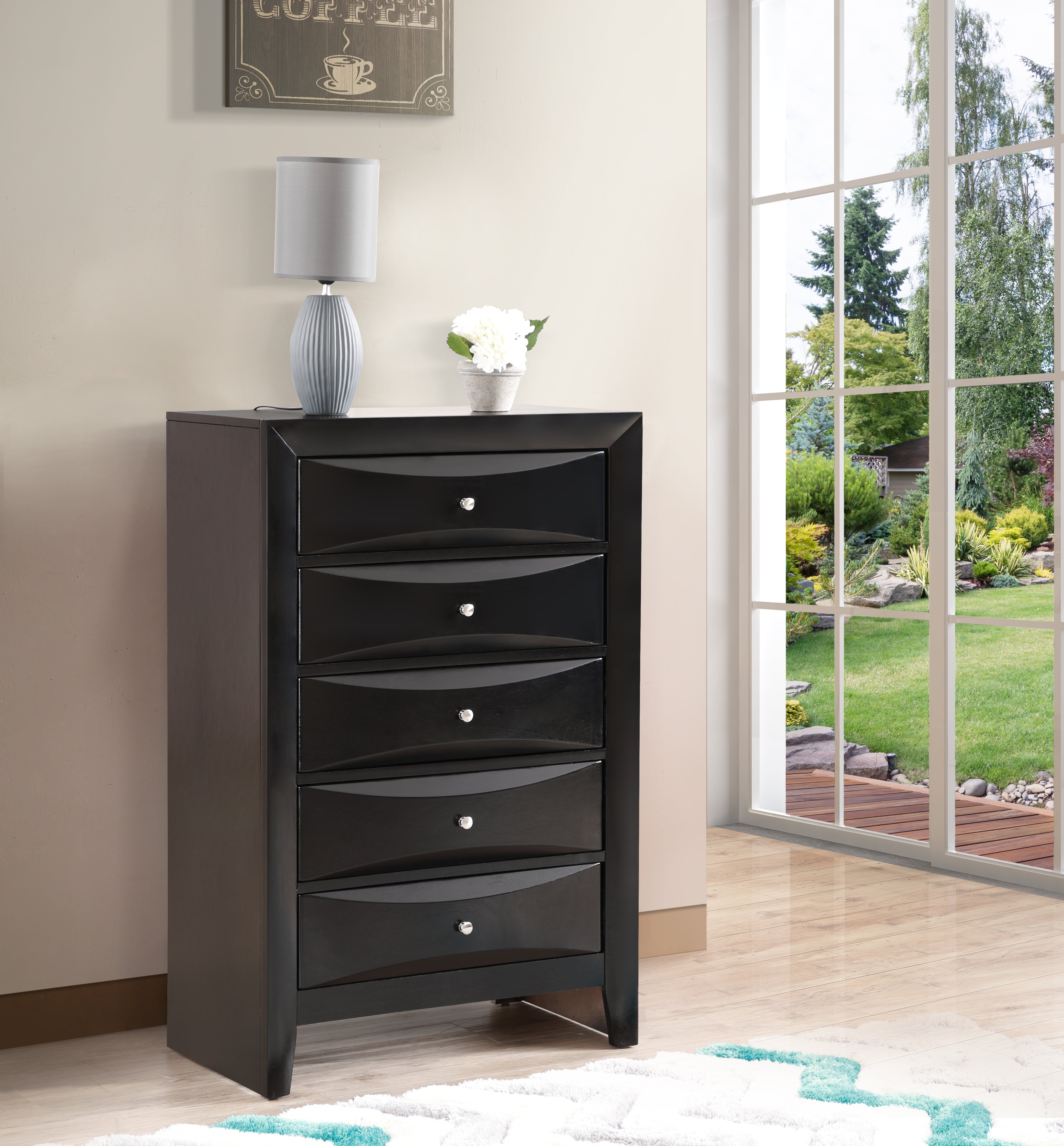 Glory Furniture Marilla G1500-CH Chest , Black--1