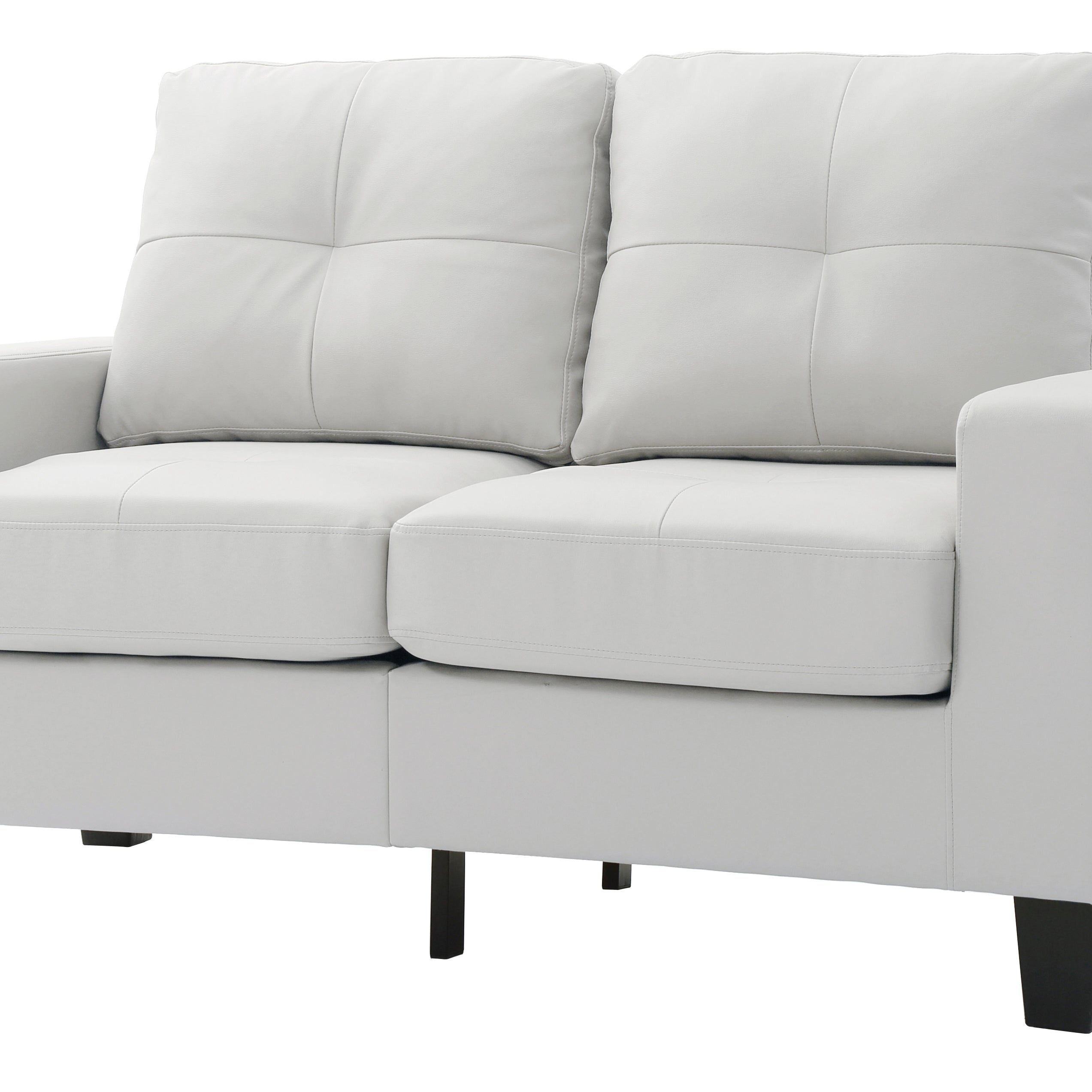 Glory Furniture Newbury G460A-L Newbury Modular Loveseat , WHITE--1