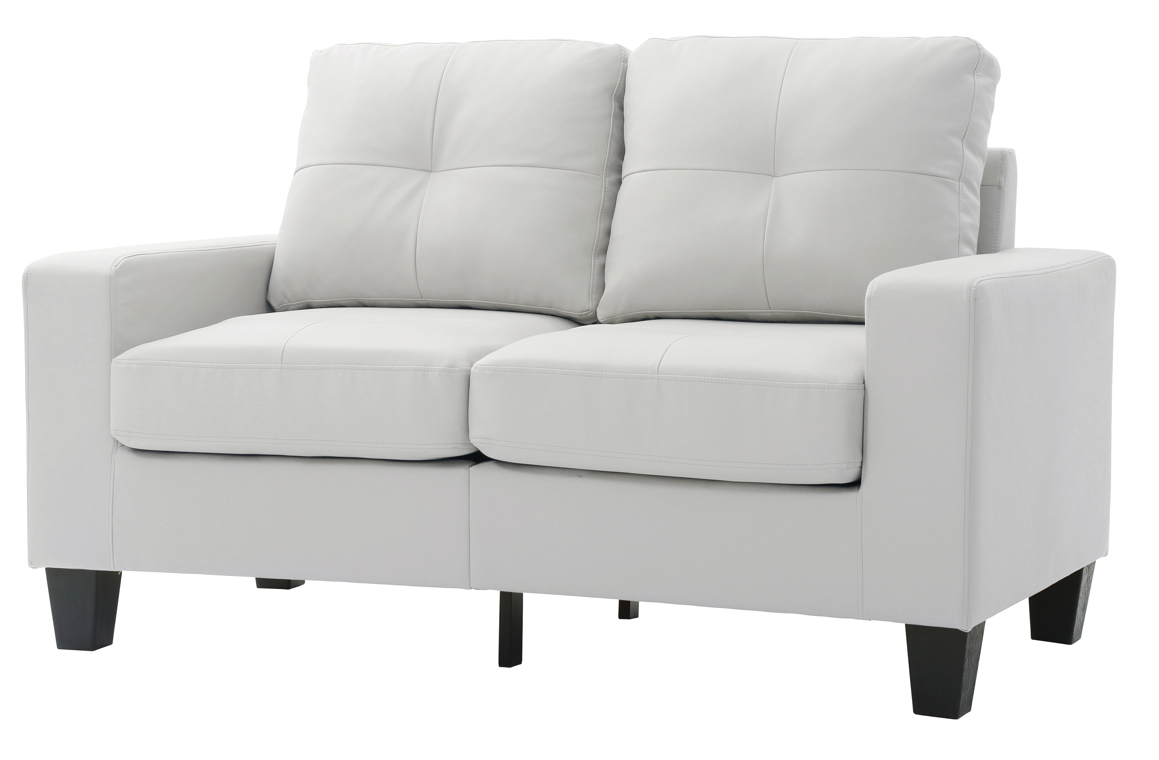 Glory Furniture Newbury G460A-L Newbury Modular Loveseat , WHITE--1