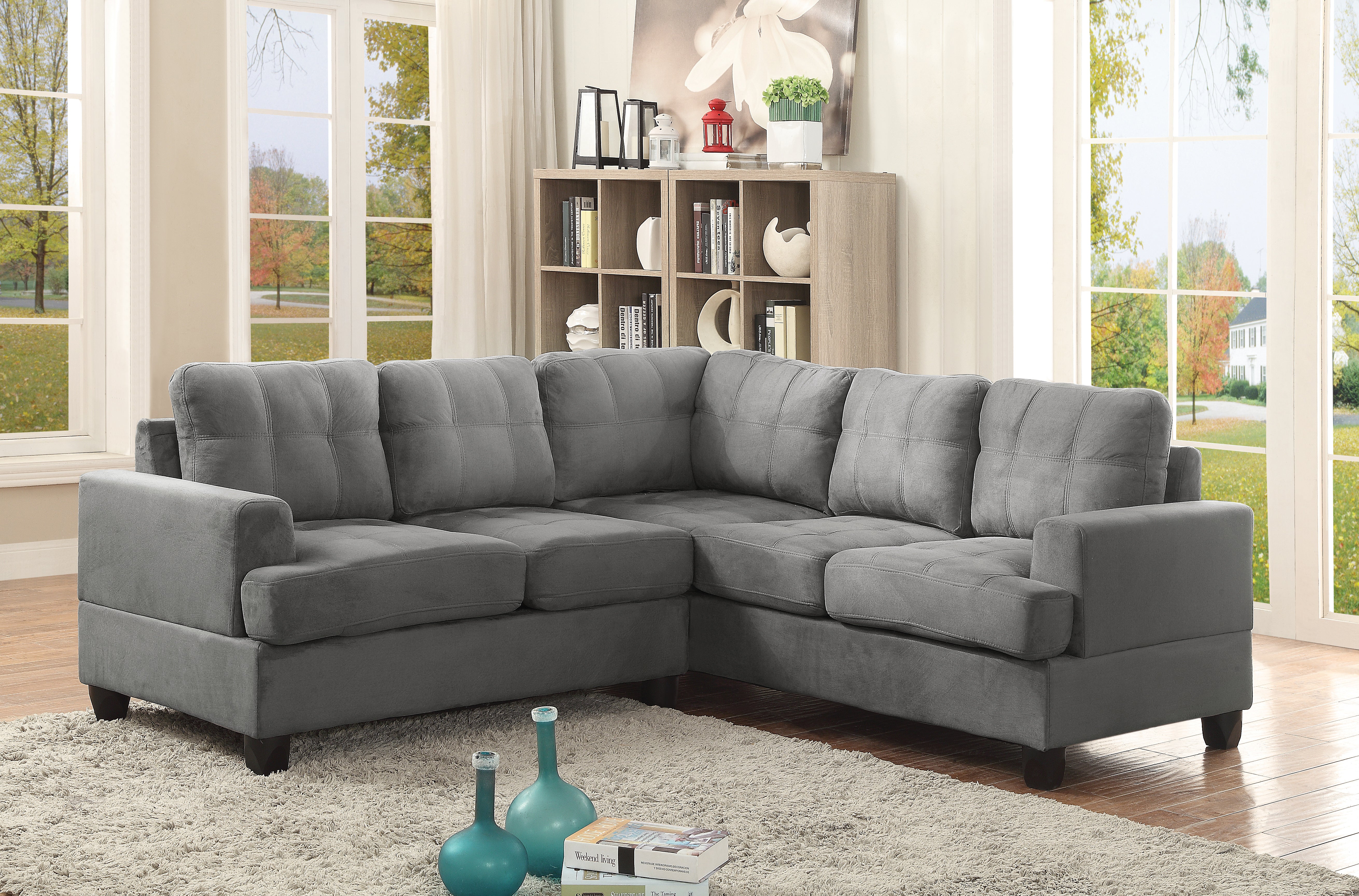 Glory Furniture Sandridge G513B-SC Sectional , GRAY--1