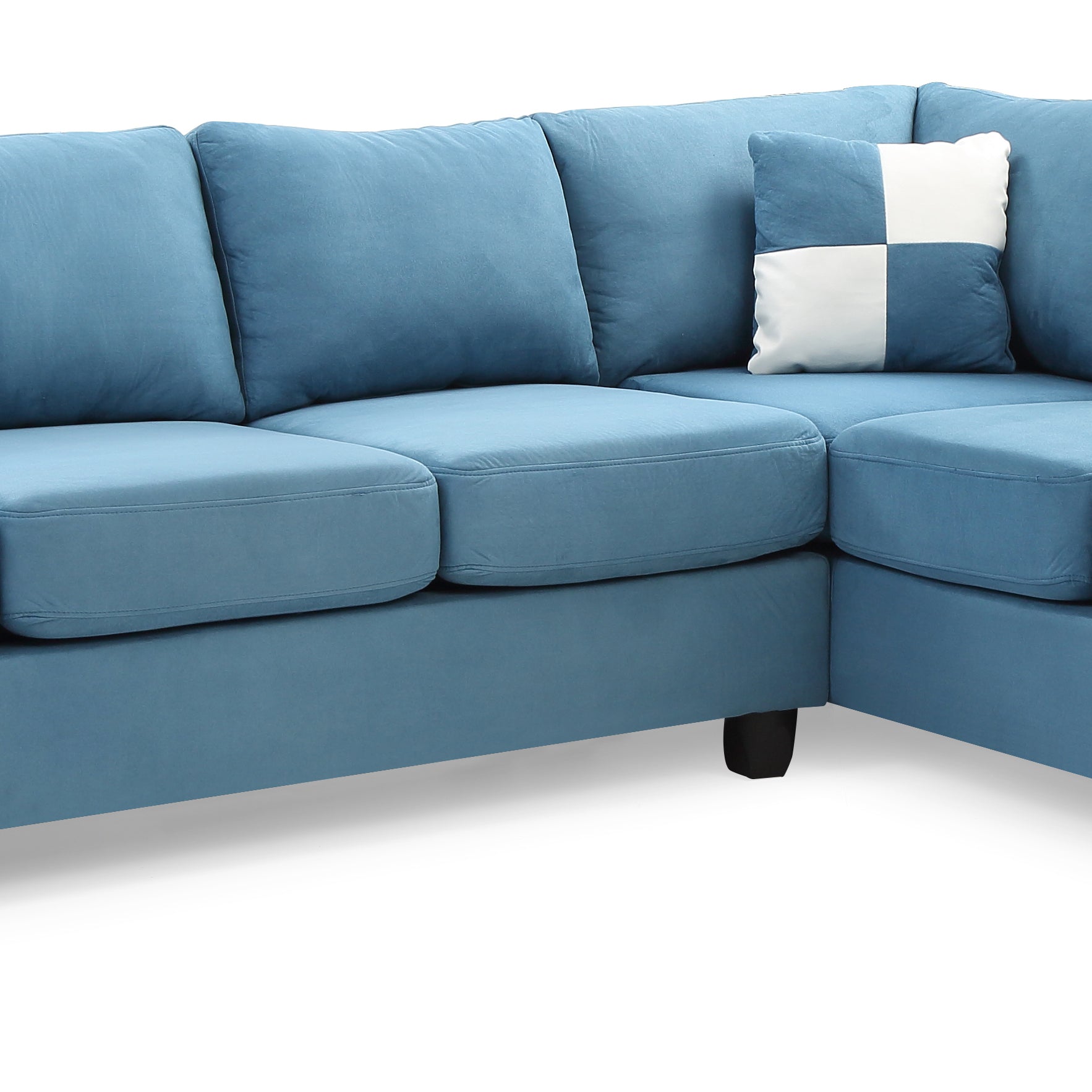 Glory Furniture Malone G638B-SC Sectional ( 3 Boxes) , AQUA--2